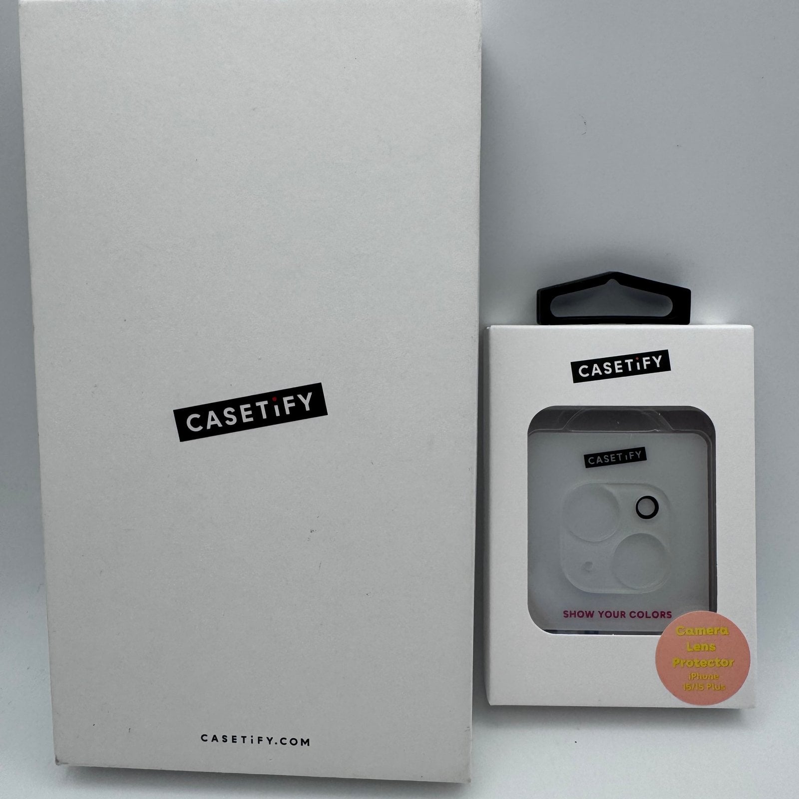Casetify iPhone 15 / 15 Plus Camera Lens Protector Easy Application Clear