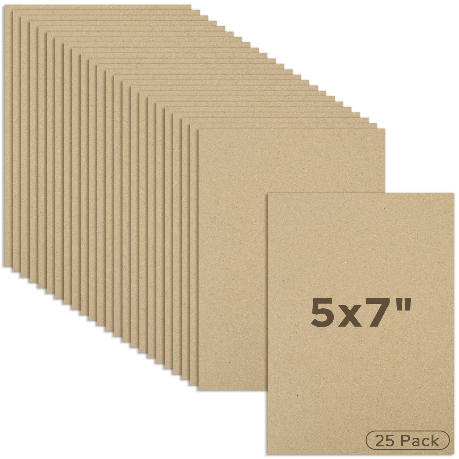 Corrugated Cardboard for Crafts 25 Sheets Flat Cardboard Pads for Packing