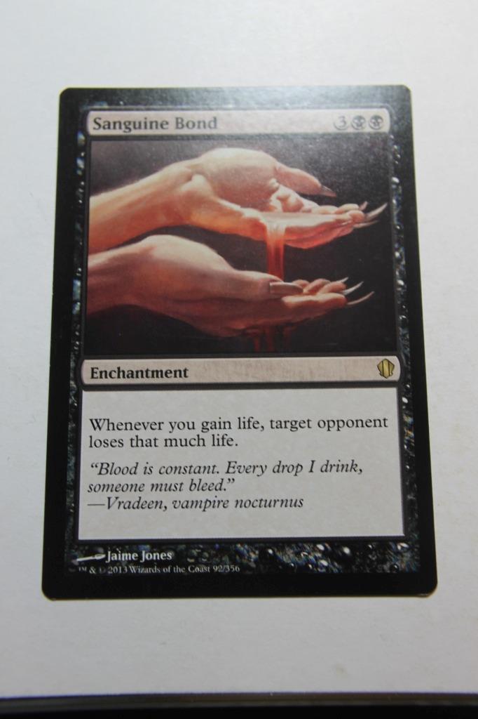 MTG Sanguine Bond x1- -Commander 2013-Lightly Played