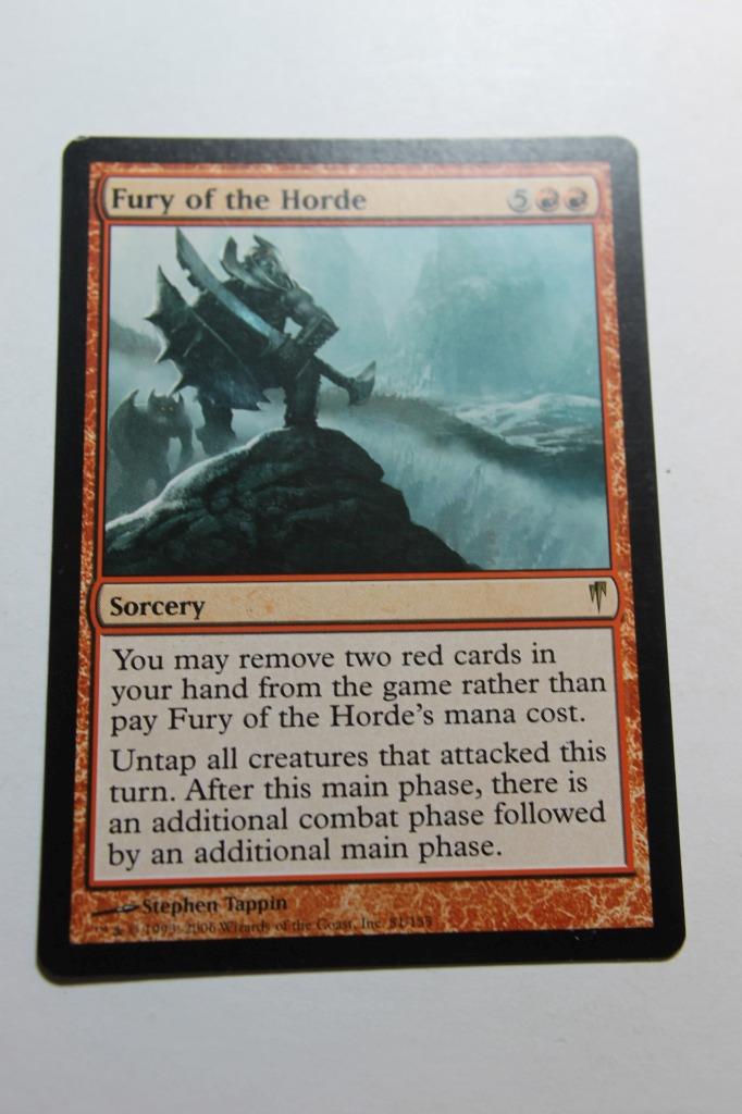 MTG Fury of the Horde x1- -Coldsnap-Lightly Played - Picture 1 of 1