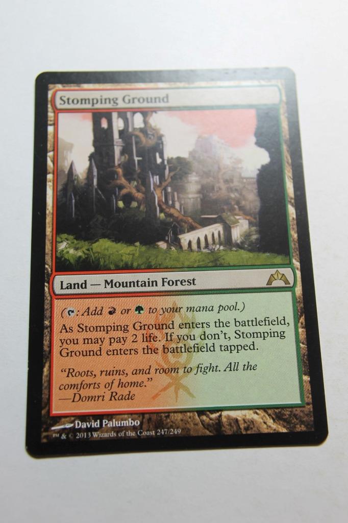 MTG Stomping Ground x1- -Gatecrash-Lightly Played
