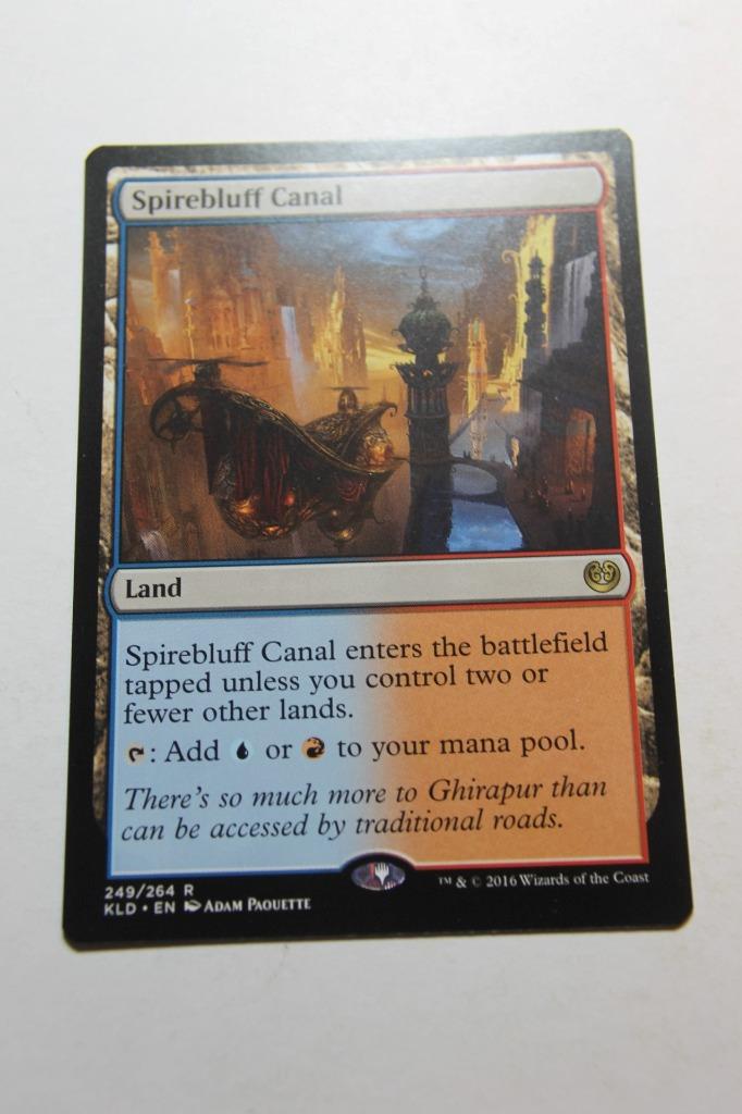 MTG Spirebluff Canal x1- -Kaladesh-Lightly Played