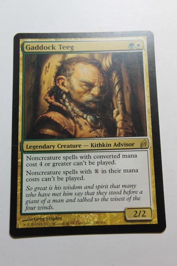 MTG Gaddock Teeg x1- -Lorwyn-Lightly Played - Picture 1 of 1