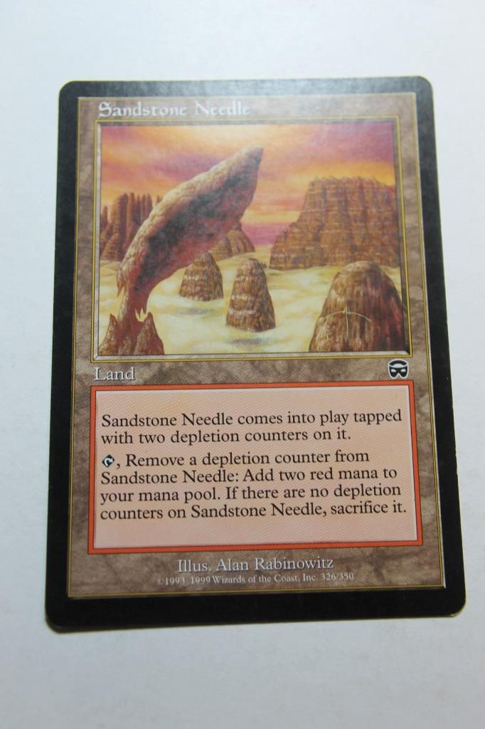 MTG Sandstone Needle x1- -Mercadian Masques-Lightly Played