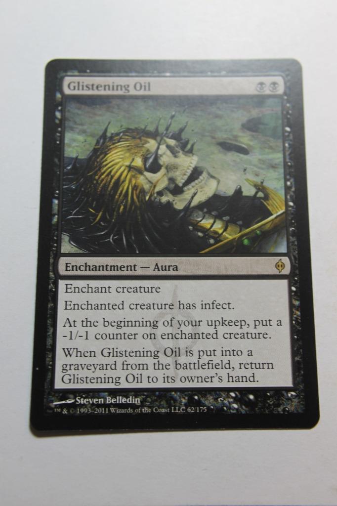MTG Glistening Oil x1- -New Phyrexia-Lightly Played - Picture 1 of 1
