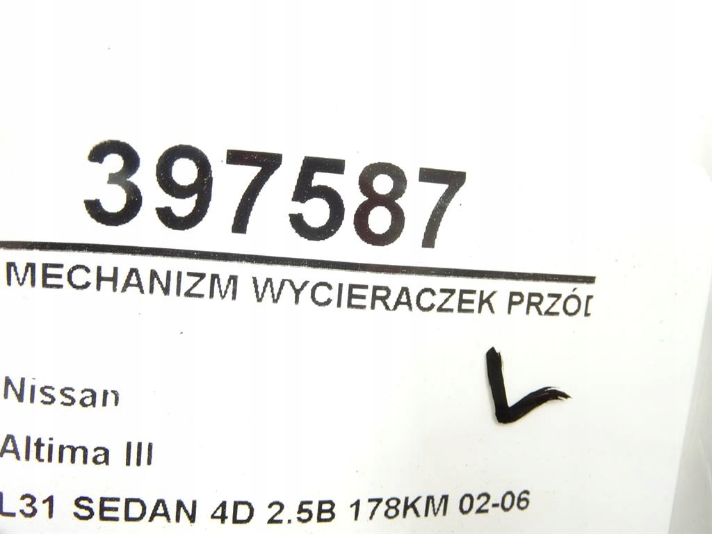 Scheibenwischermechanismus vorne Nissan Altima L31 288107Y005 01-07 / LO 88321