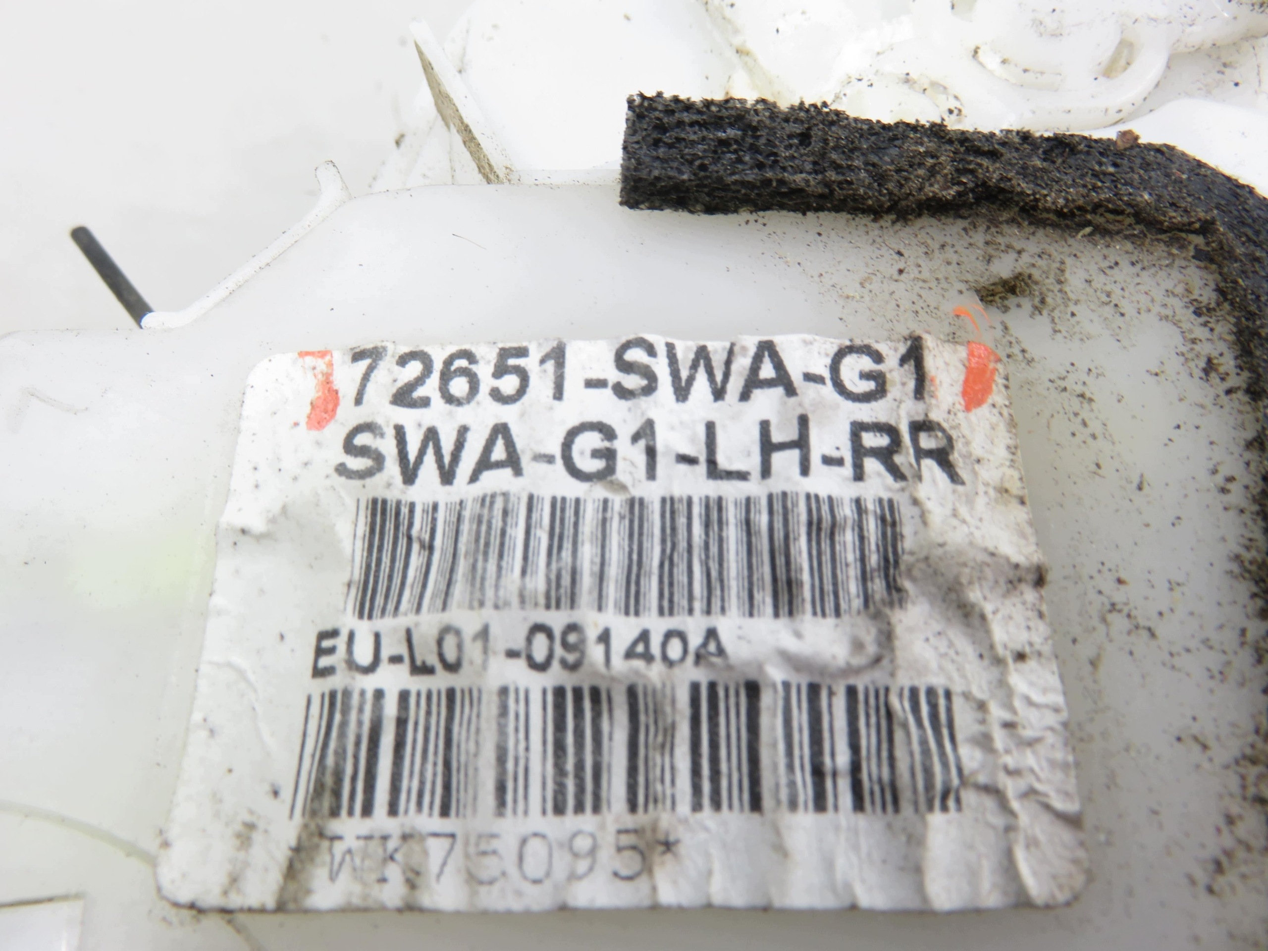 Hinteres linkes Schloss Honda CR-V III 72651SWAG1 / CZ 15666
