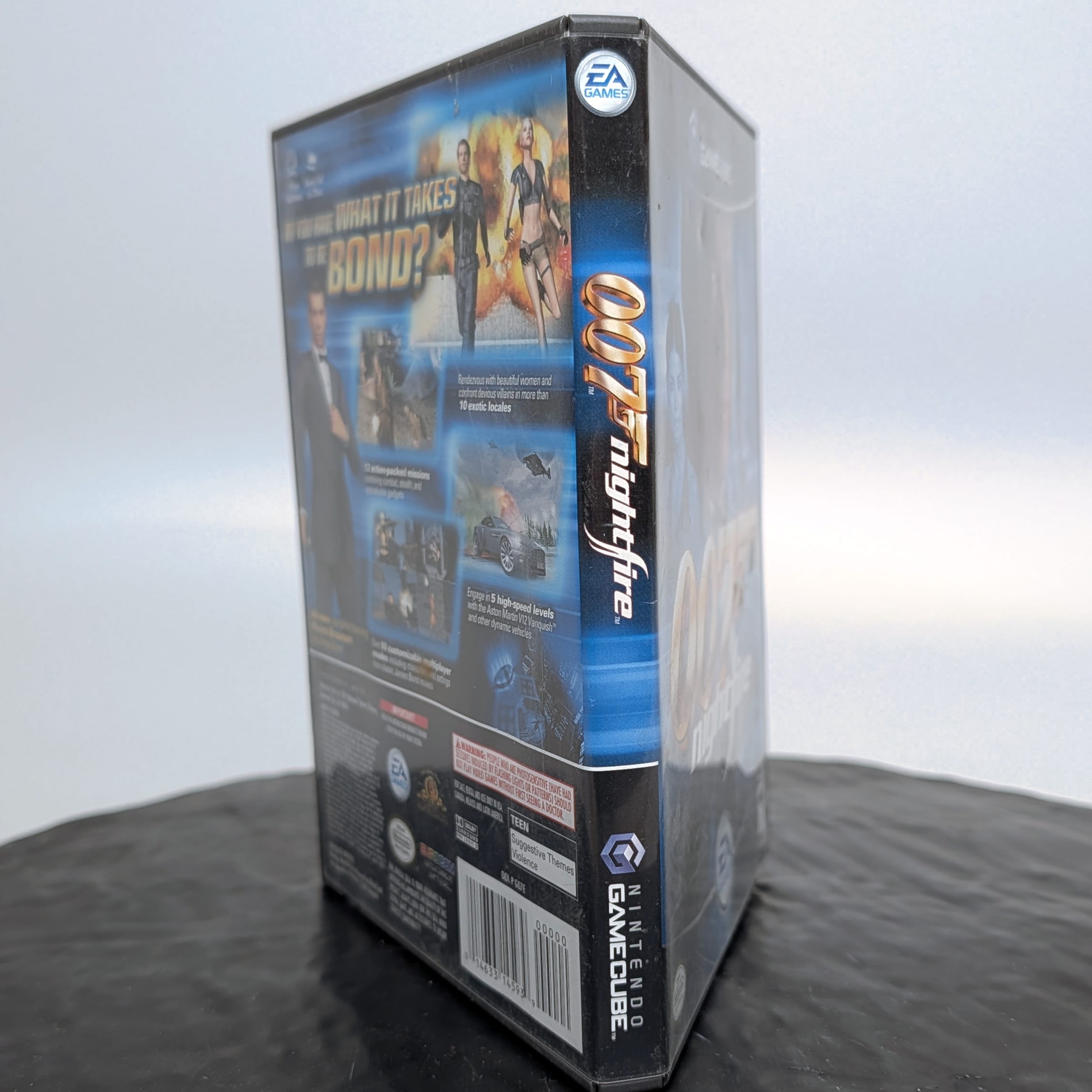007 Nightfire Nintendo GameCube GC James Bond Case+Disc No Manual EA 🎮 - Picture 3 of 5