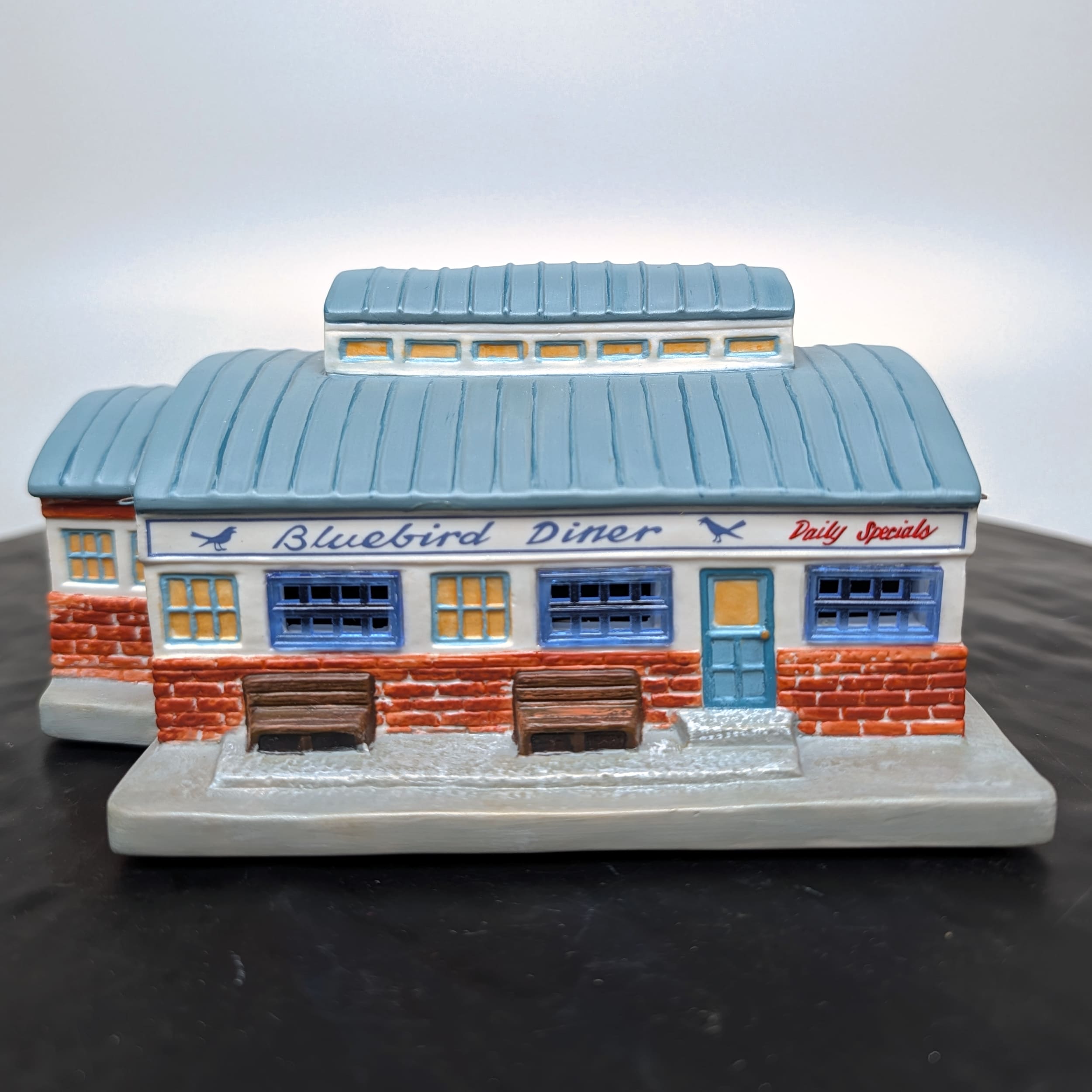 Hawthorne Village The Bluebird Diner Mayberry Lighted Works+COA+Box+A003 π‘ - Picture 3 of 10