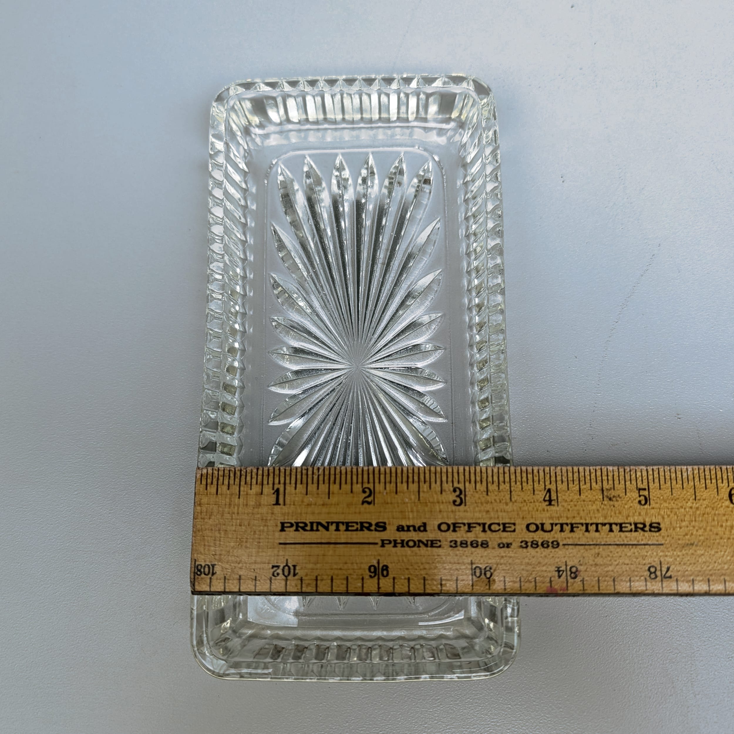 Sheffield Silver Plated Relish Tray with Forks+3 Glass Dishes NOS HTF NEW IN BOX - Picture 14 of 14