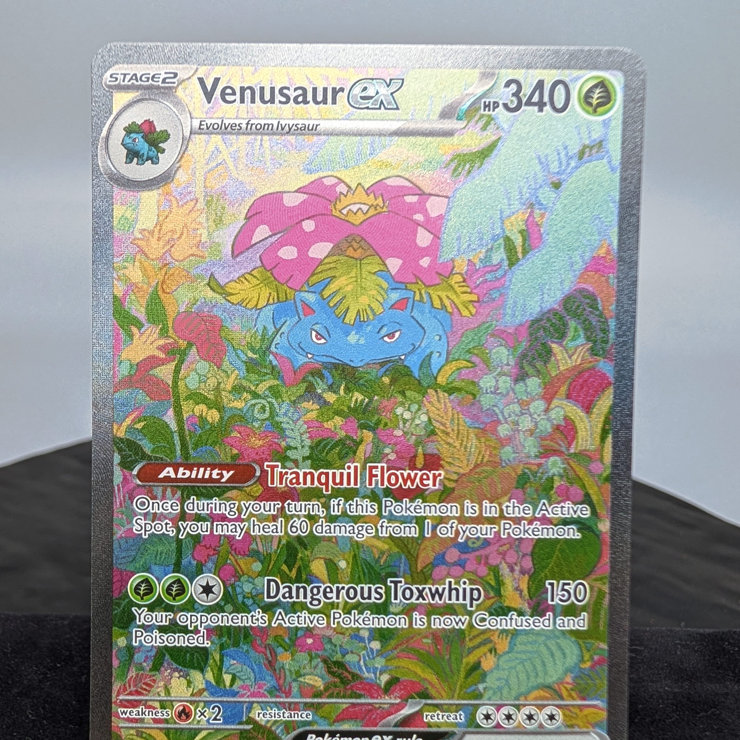Pokemon Venusaur ex SIR 198/165 Scarlet & Violet SV151 Full Art Eng NM ⭐ - Picture 1 of 10