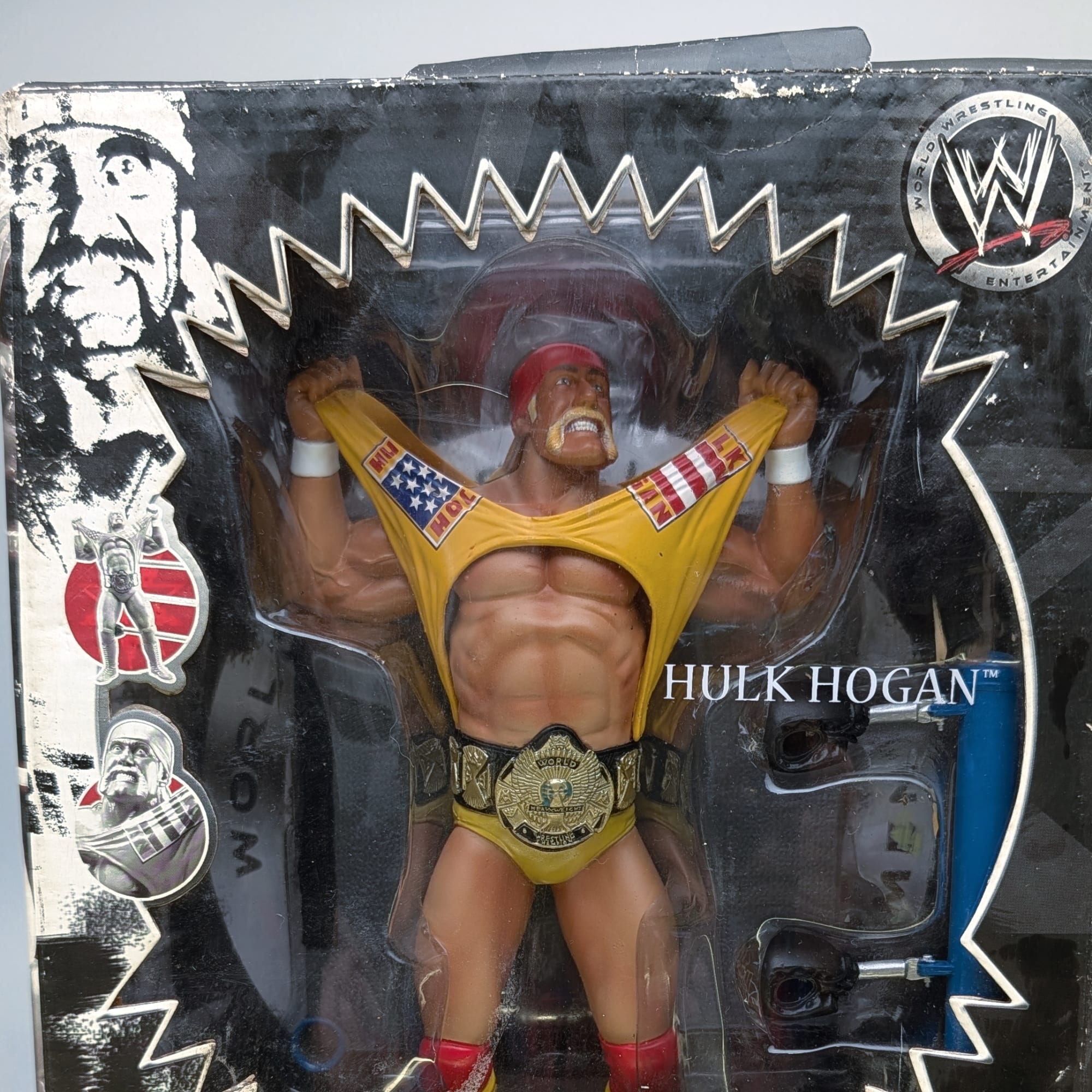 WWE HULK HOGAN UNMATCHED FURY PLATINUM EDITION SERIES 1 FIGURE FAST SHIPPING - Picture 2 of 14