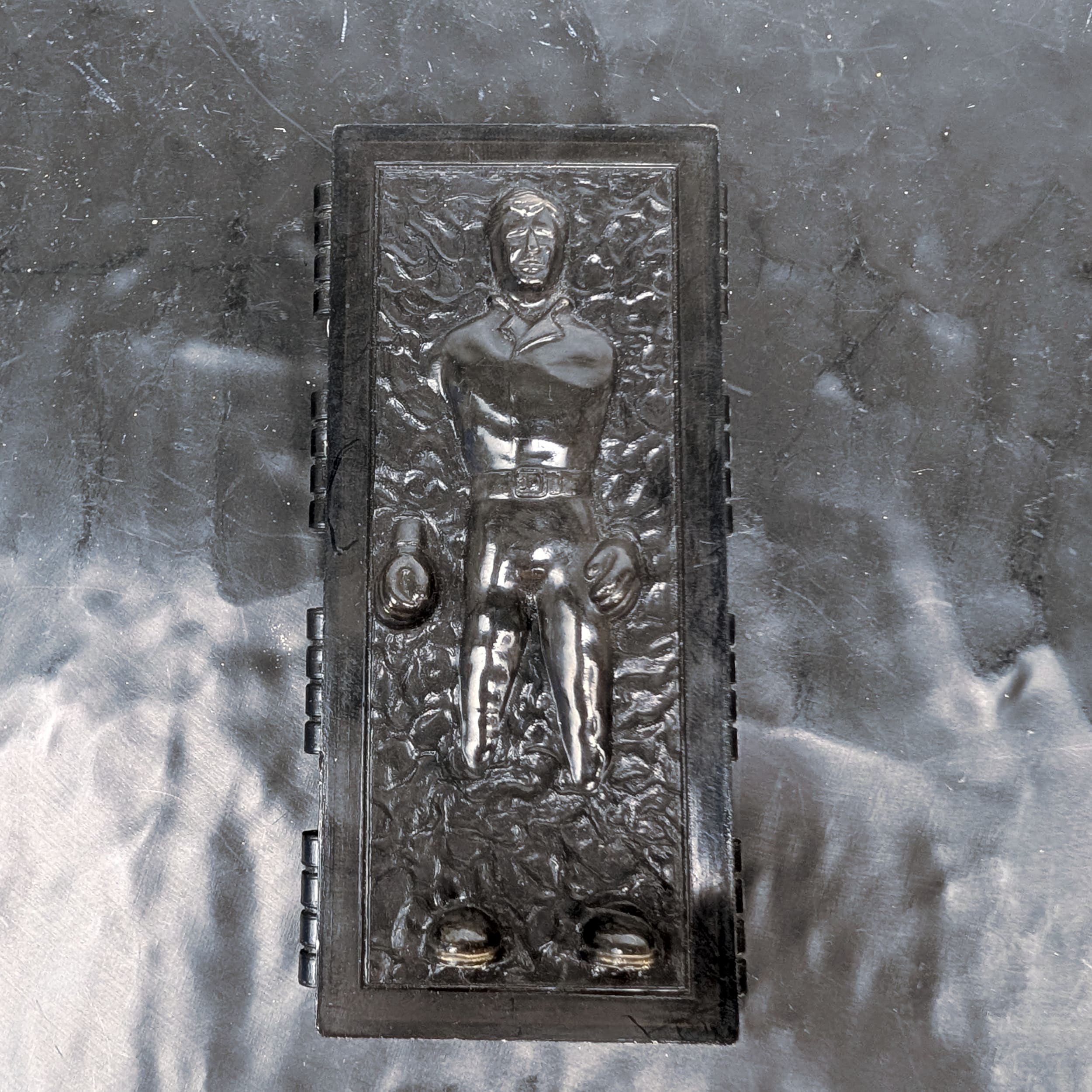 Star Wars Kenner 1984 Han Solo Carbonite Chamber+Block ROTJ NO REPRO ⭐ - Picture 3 of 5