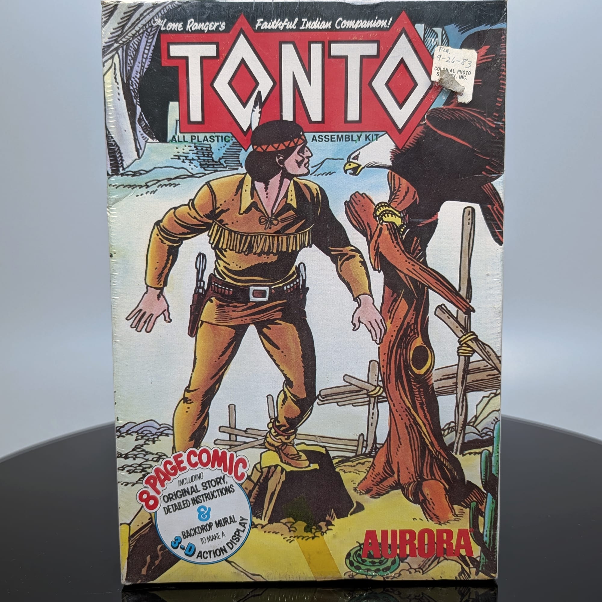 Vintage Aurora Tonto Model Kit 183 Lone Ranger Comic Scenes 1974 Sealed Box - Picture 1 of 10