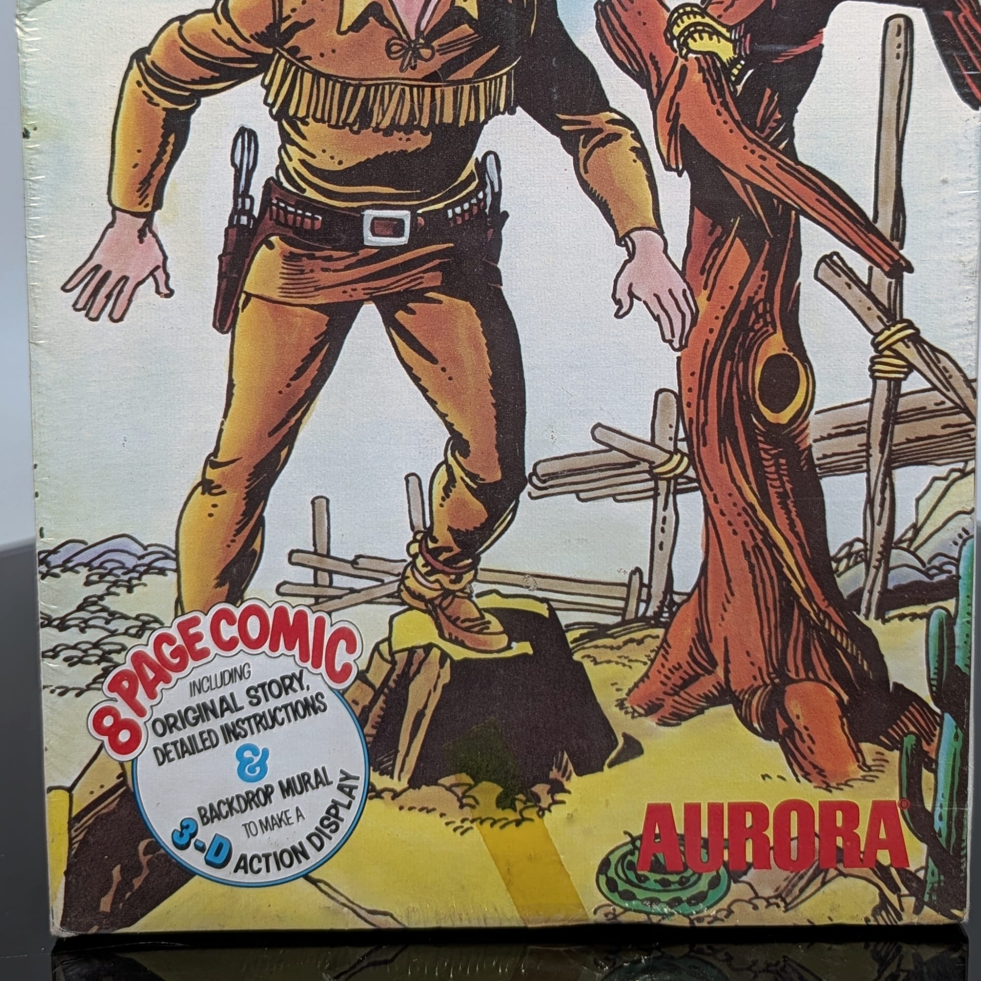 Vintage Aurora Tonto Model Kit 183 Lone Ranger Comic Scenes 1974 Sealed Box - Picture 4 of 10