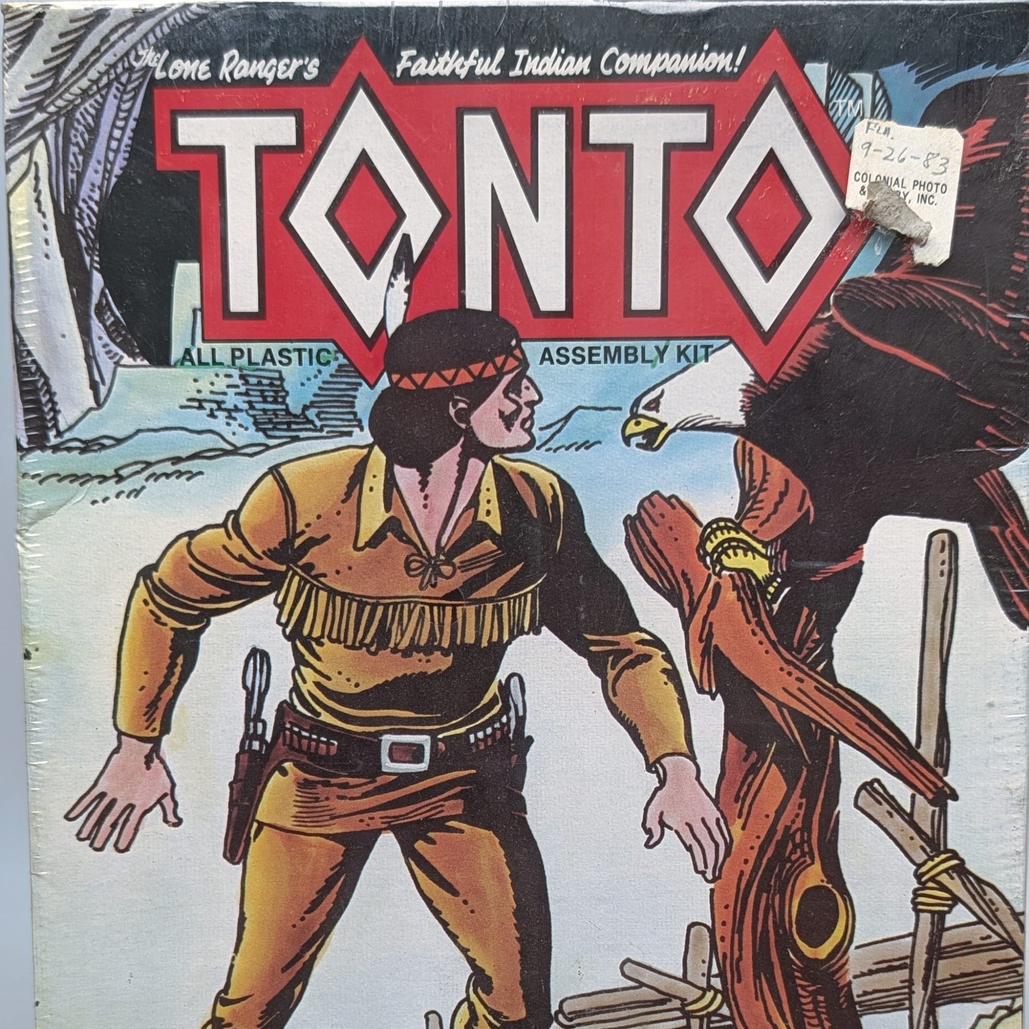 Vintage Aurora Tonto Model Kit 183 Lone Ranger Comic Scenes 1974 Sealed Box - Picture 3 of 10