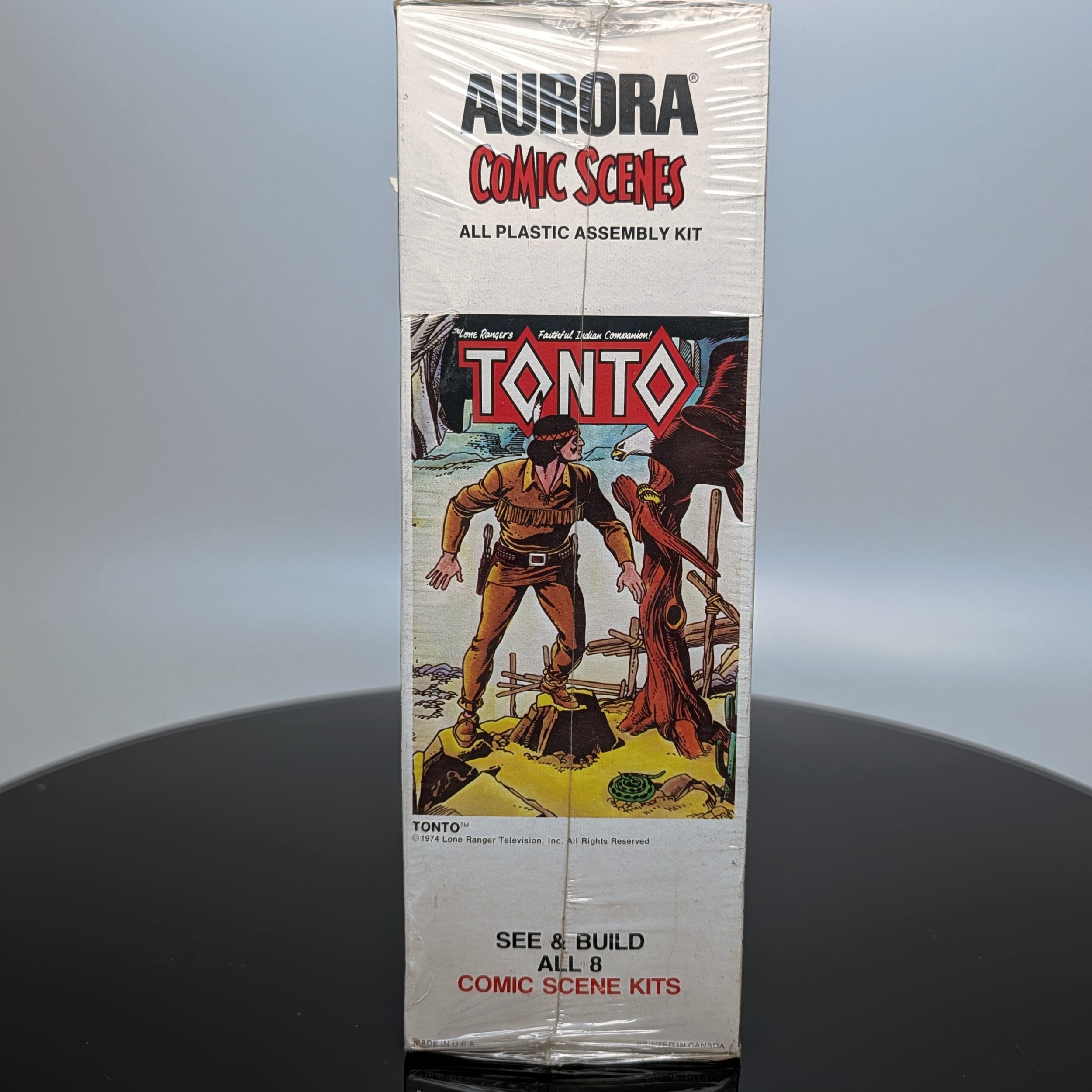 Vintage Aurora Tonto Model Kit 183 Lone Ranger Comic Scenes 1974 Sealed Box - Picture 7 of 10