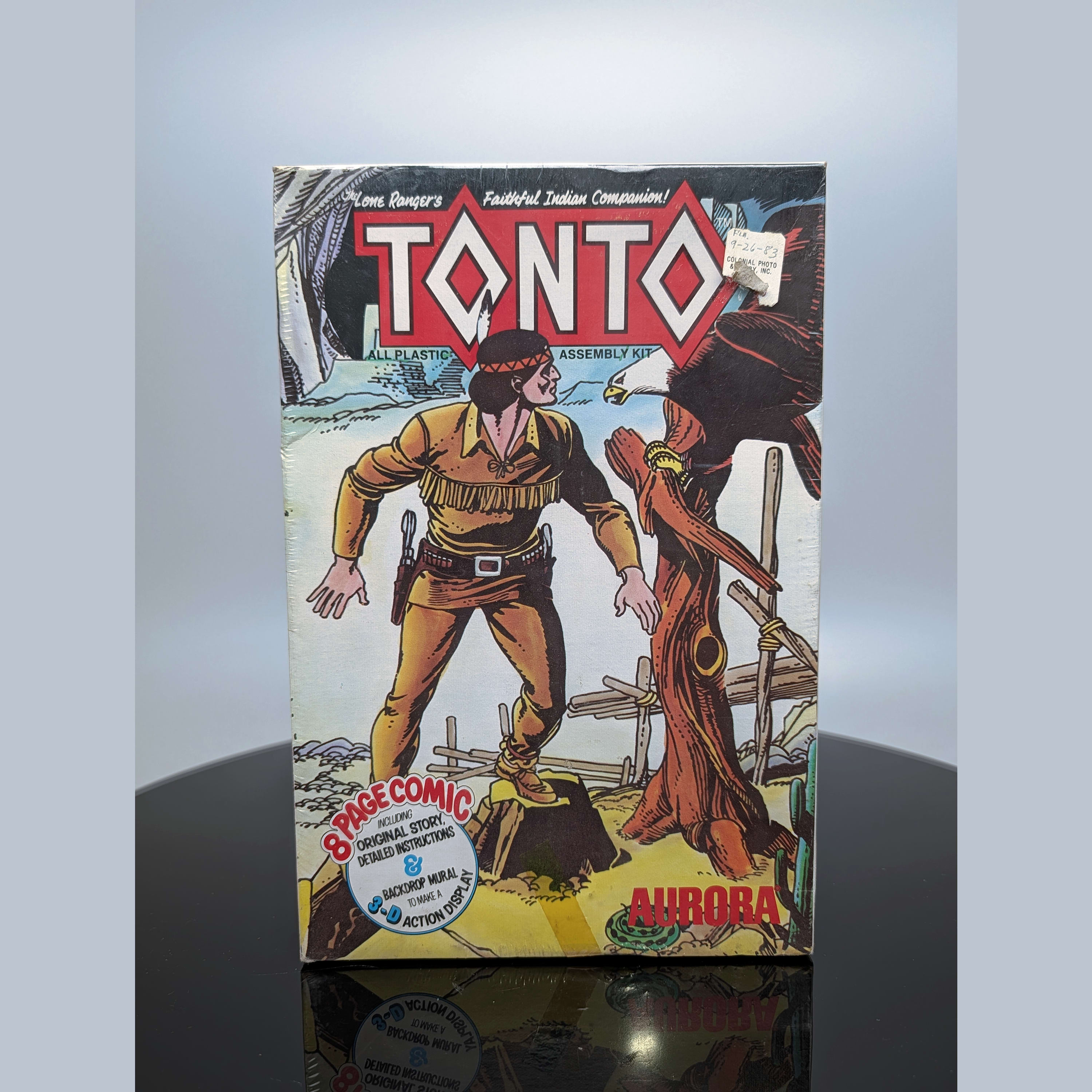 Vintage Aurora Tonto Model Kit 183 Lone Ranger Comic Scenes 1974 Sealed Box - Picture 2 of 10