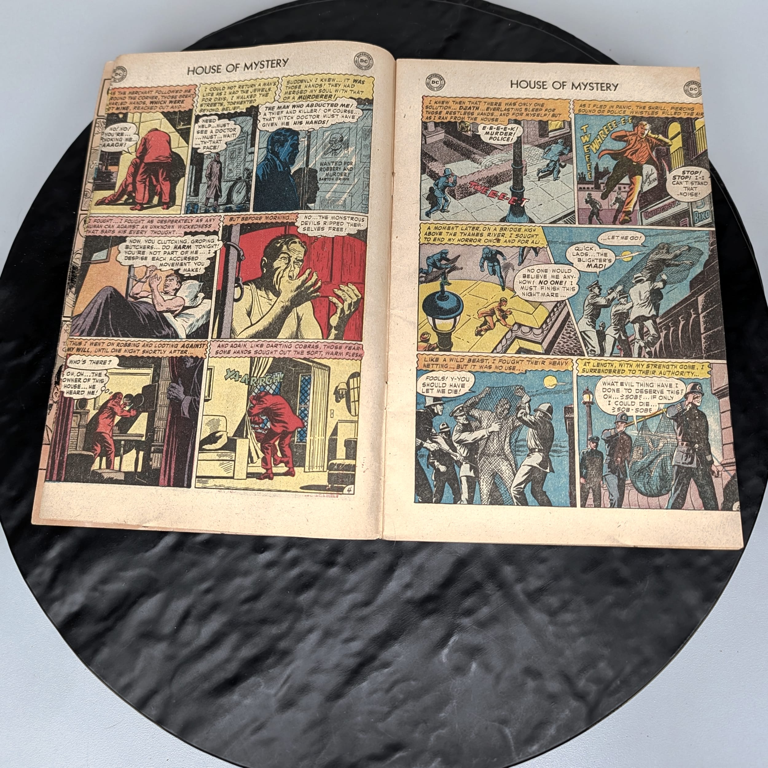 House of Mystery #5 DC Comics Aug 1952 Pre-Code Horror Golden Age Trimmed