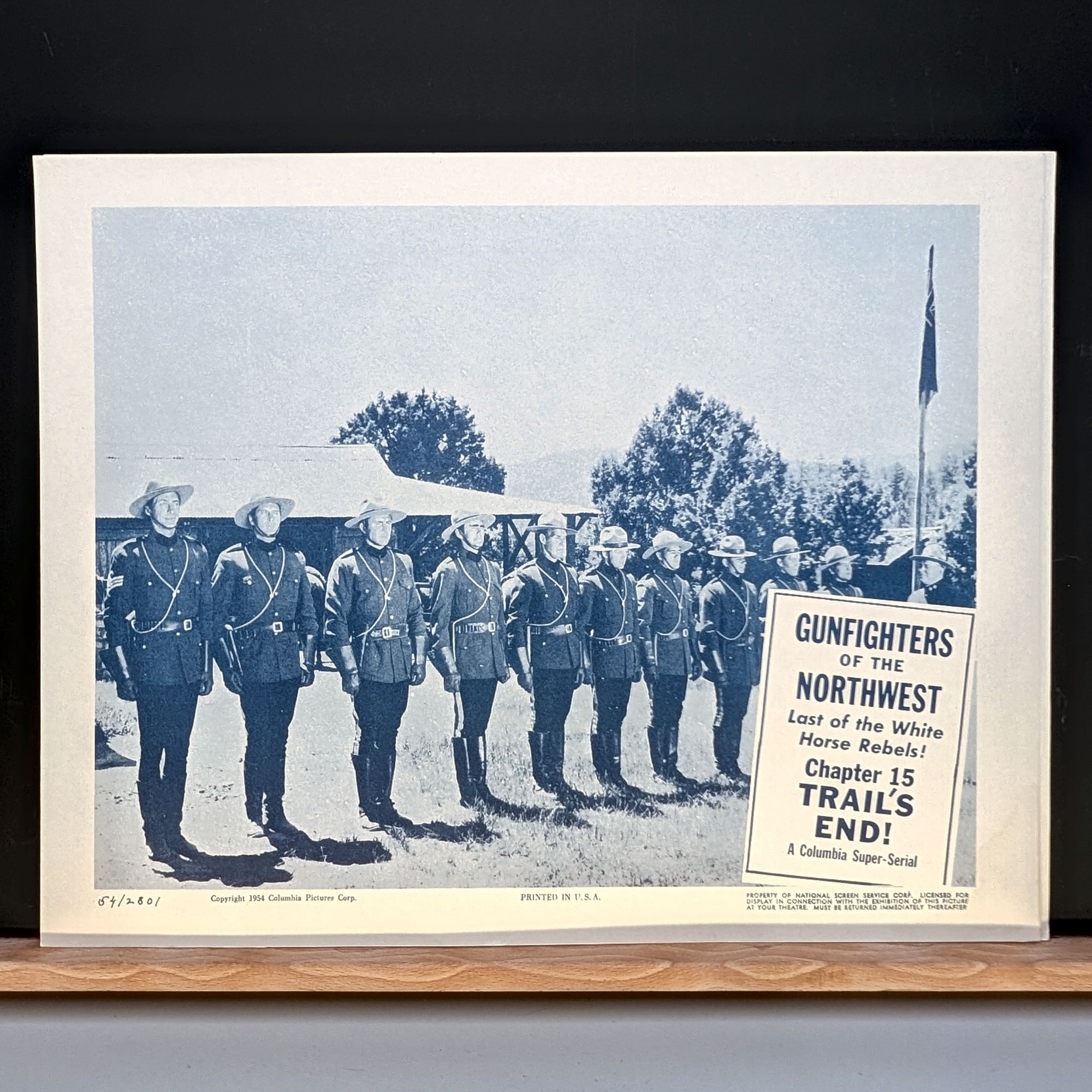 GUNFIGHTERS OF THE NORTHWEST Jock Mahoney 1954 LOBBY TITLE CARDs Vintage