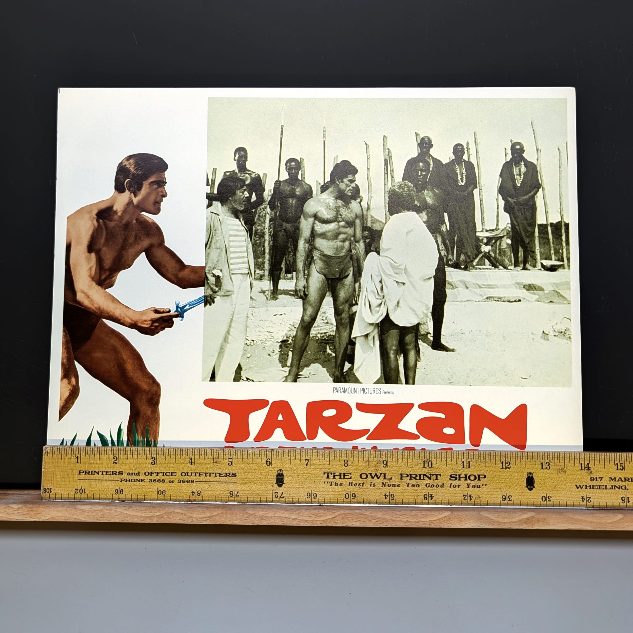 Tarzan Movie Lobby Cards Lot:Slave Girl+Jungle Boy+Lex Barker+Mike Henry π΄