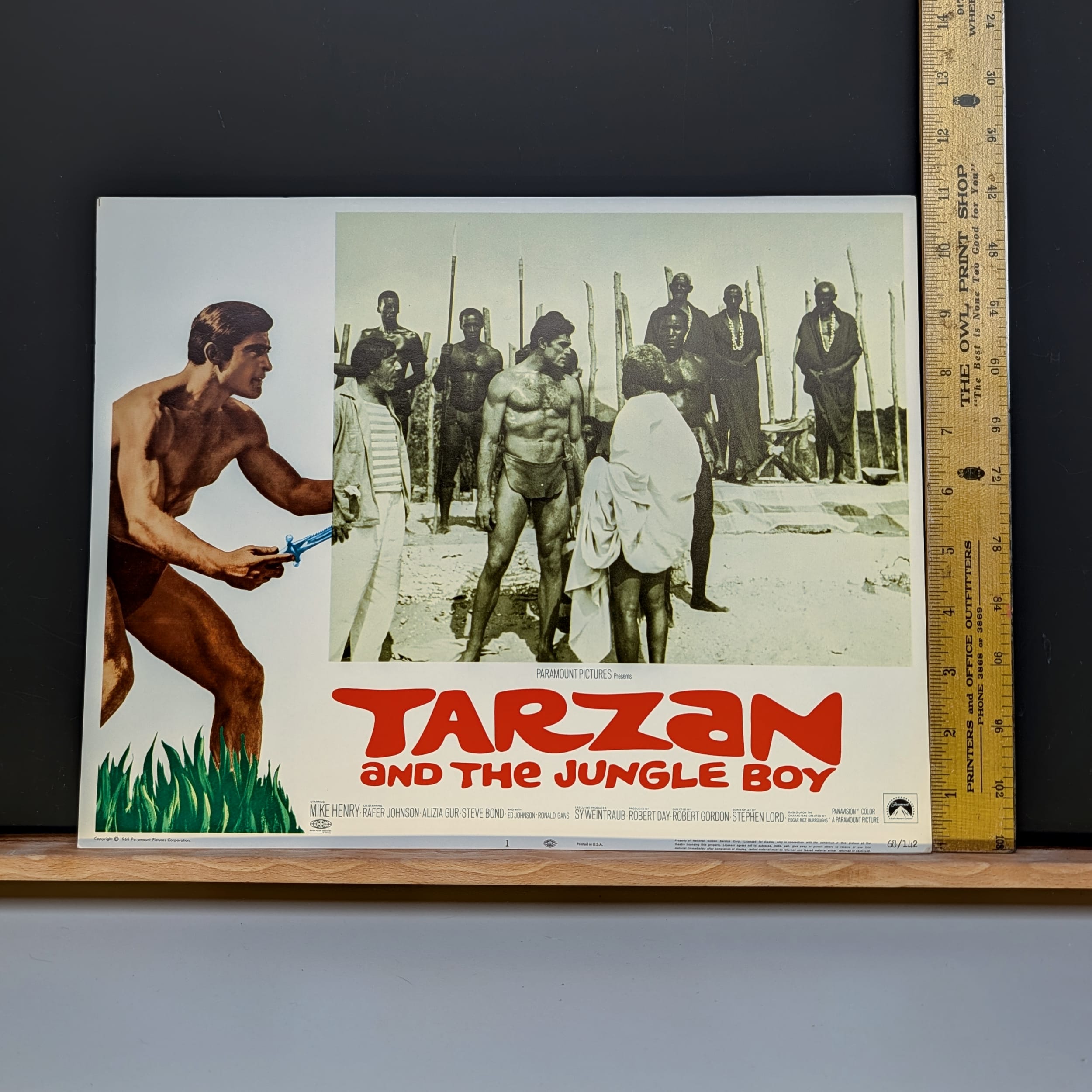 Tarzan Movie Lobby Cards Lot:Slave Girl+Jungle Boy+Lex Barker+Mike Henry π΄
