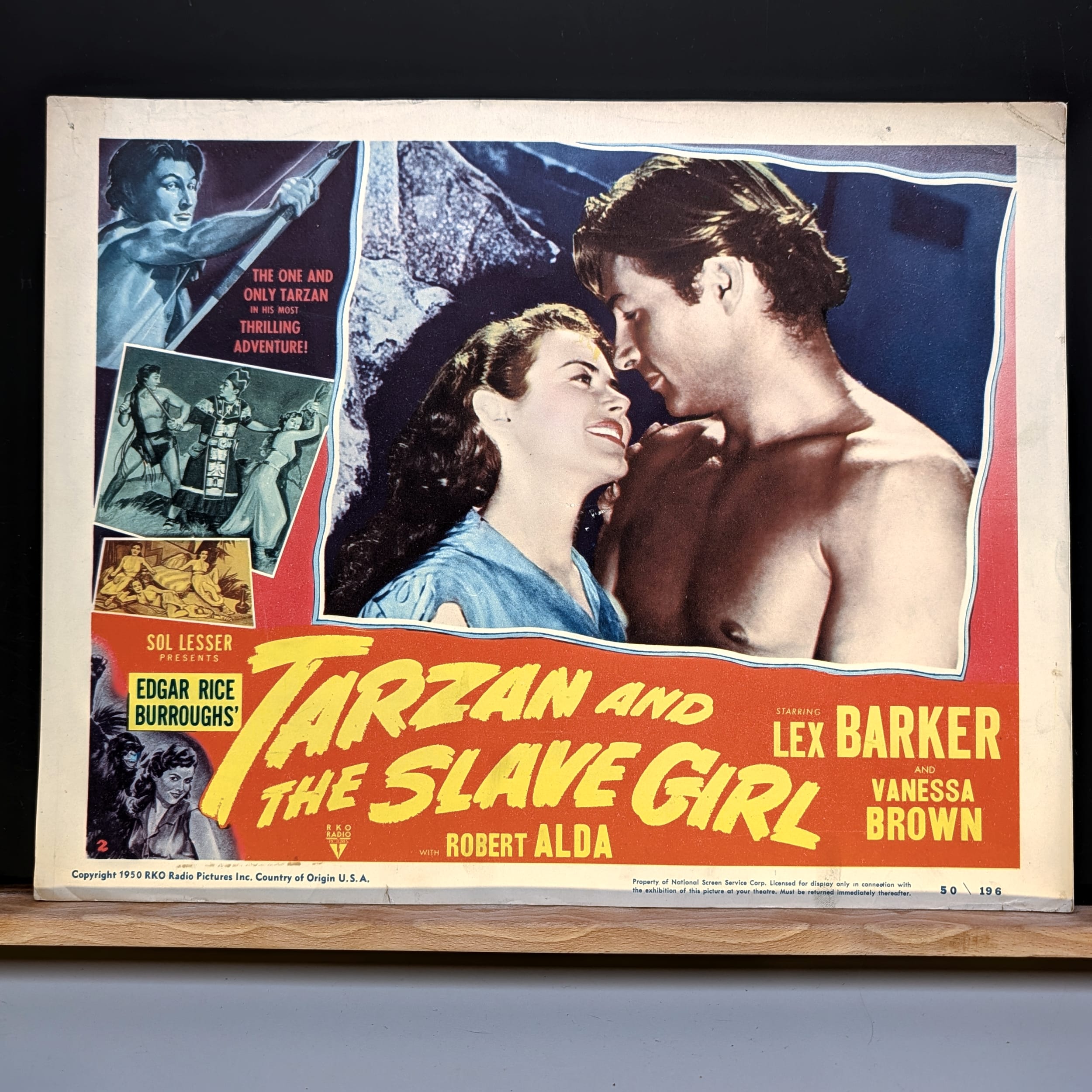 Tarzan Movie Lobby Cards Lot:Slave Girl+Jungle Boy+Lex Barker+Mike Henry π΄