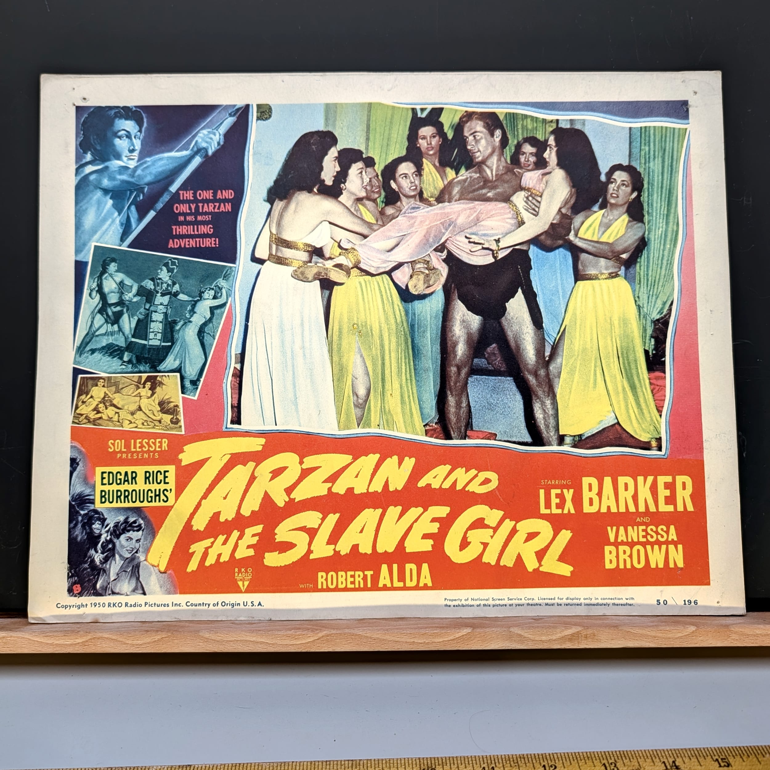 Tarzan Movie Lobby Cards Lot:Slave Girl+Jungle Boy+Lex Barker+Mike Henry π΄
