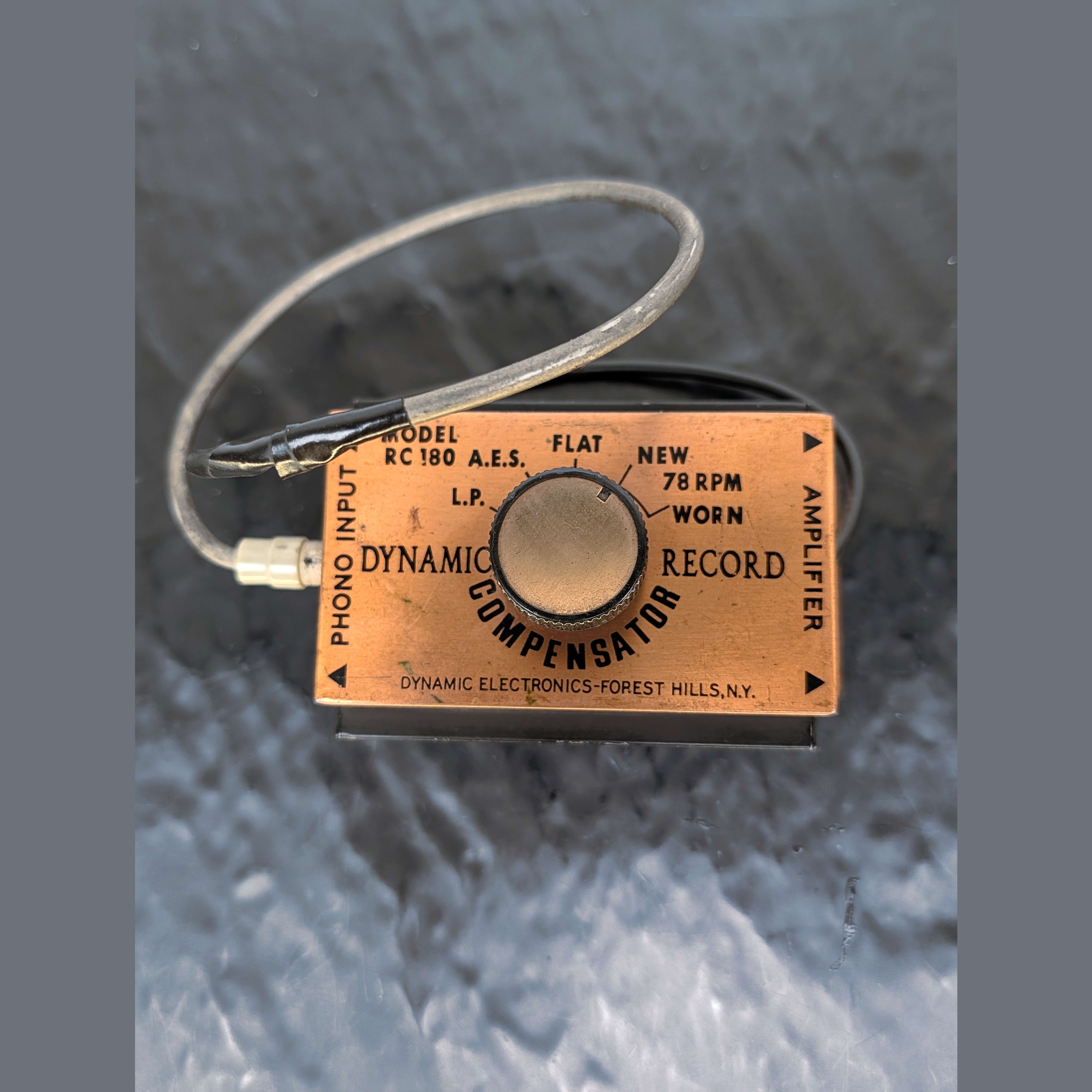 Dynamic RC 180 A.E.S. Record Compensator Phono LP+78 RPM Vintage Audio EQ π΅