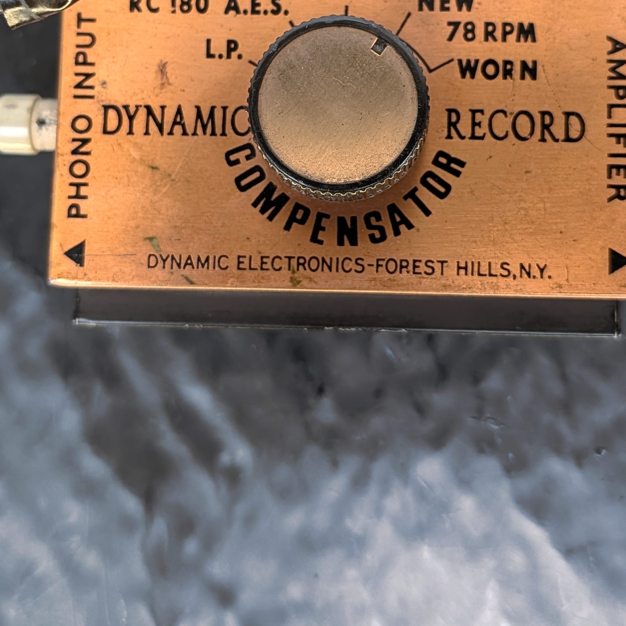 Dynamic RC 180 A.E.S. Record Compensator Phono LP+78 RPM Vintage Audio EQ π΅