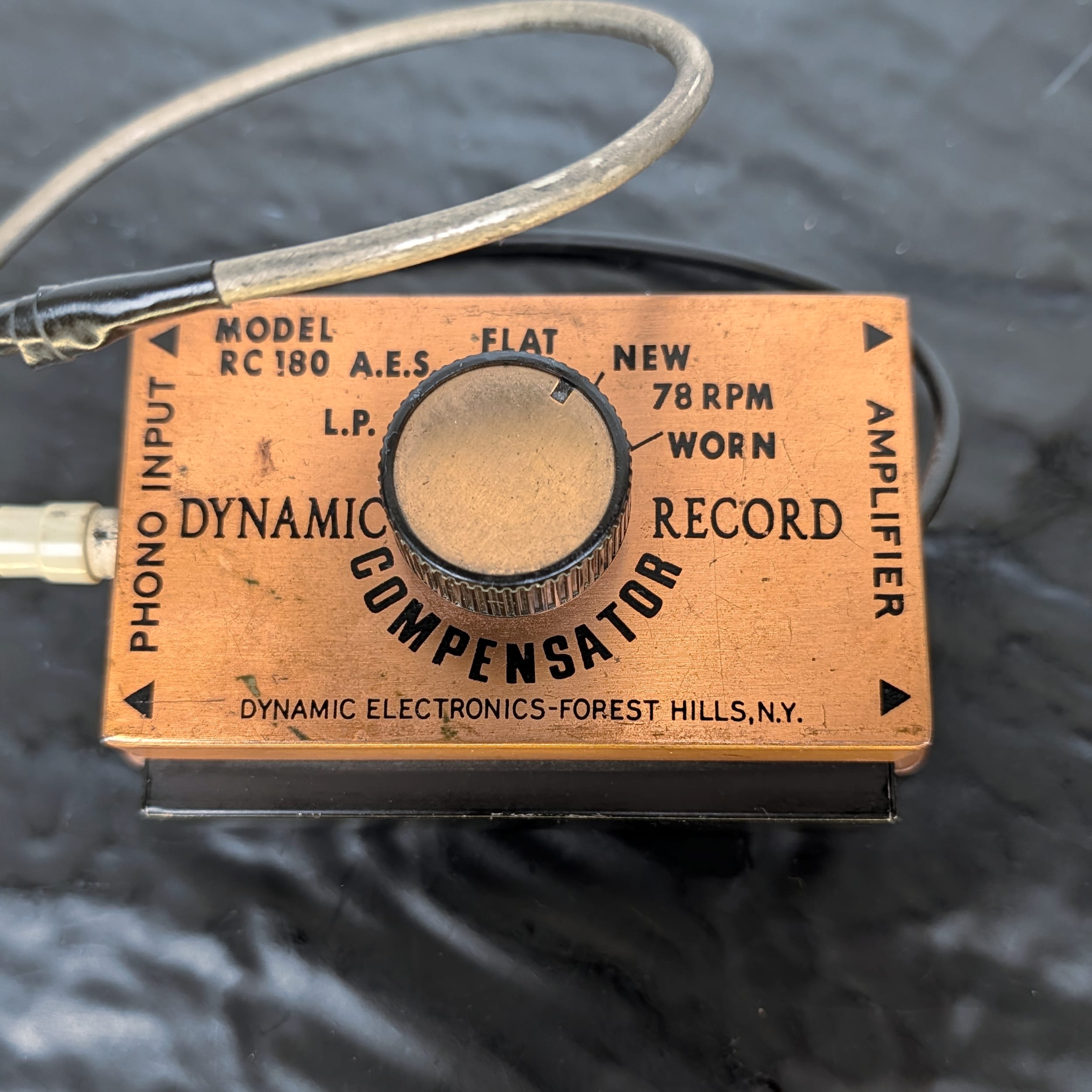 Dynamic RC 180 A.E.S. Record Compensator Phono LP+78 RPM Vintage Audio EQ π΅