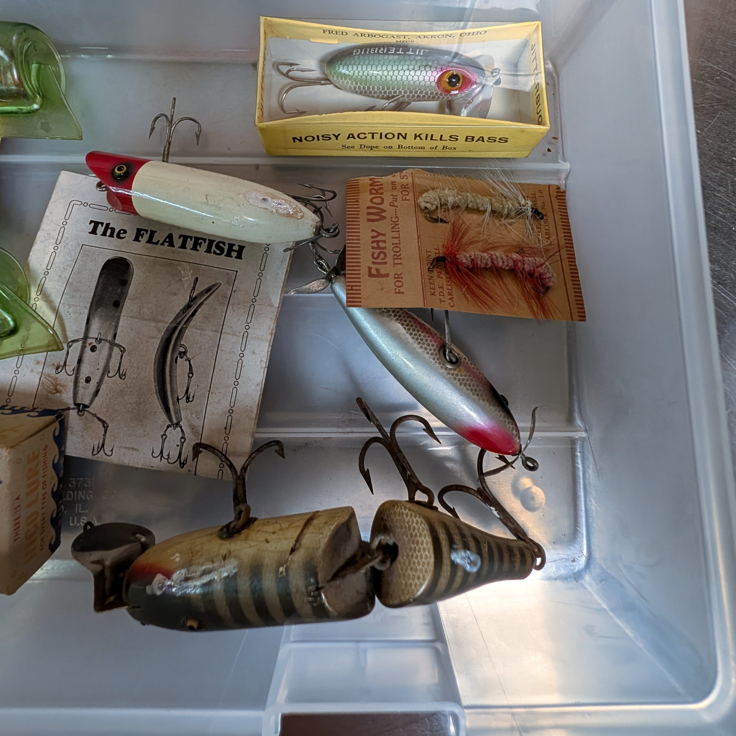 Rapala Hico Jitterbug Hula Popper Pike Monnow Vintage Lot of Fishing Lures