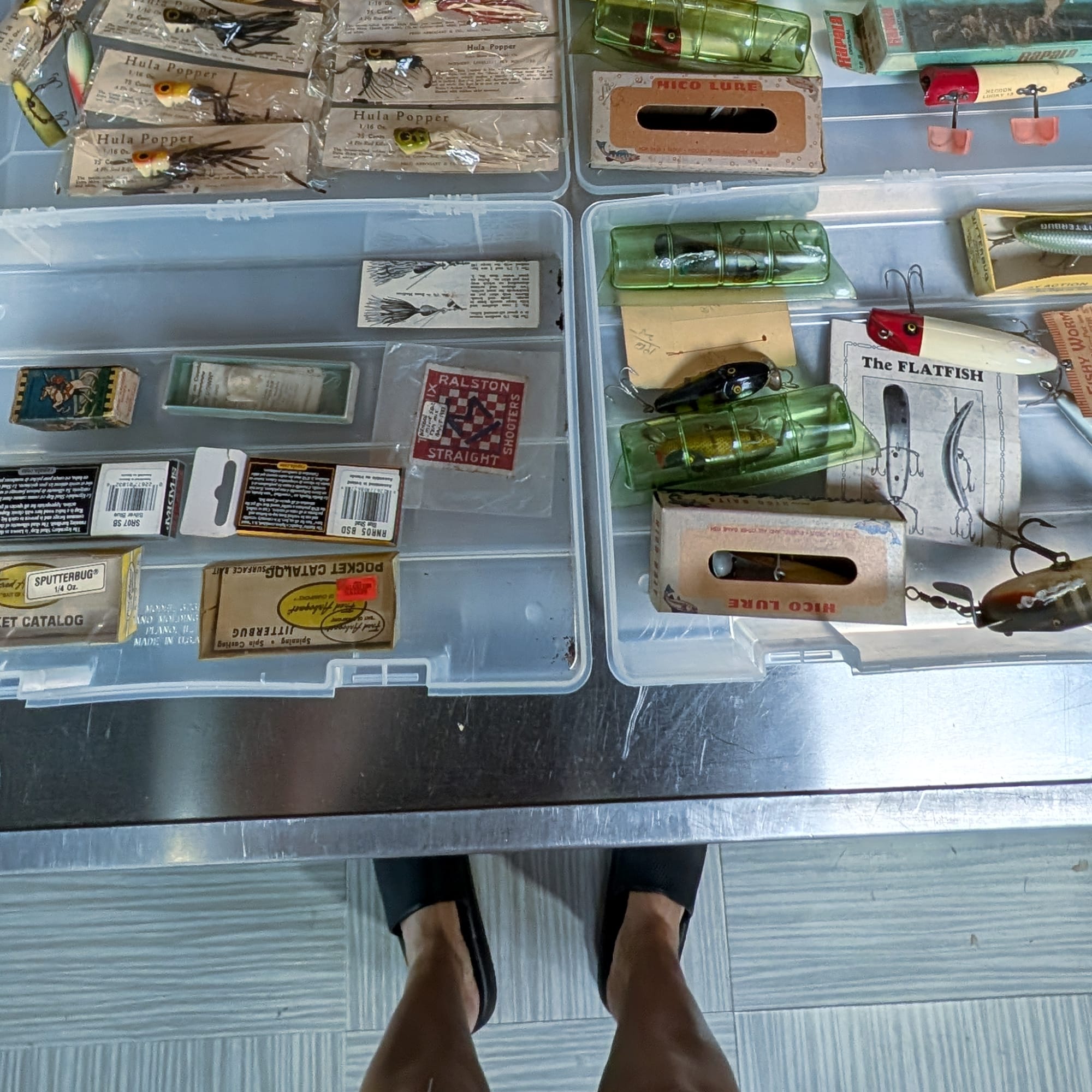 Rapala Hico Jitterbug Hula Popper Pike Monnow Vintage Lot of Fishing Lures
