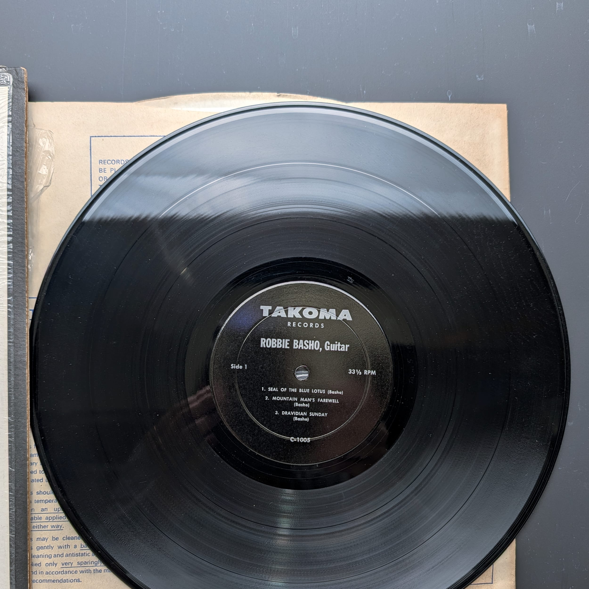 ROBBIE BASHO Venus In Cancer LP Vinyl 1970 Blue Thumb 1st Press Gatefold NM-