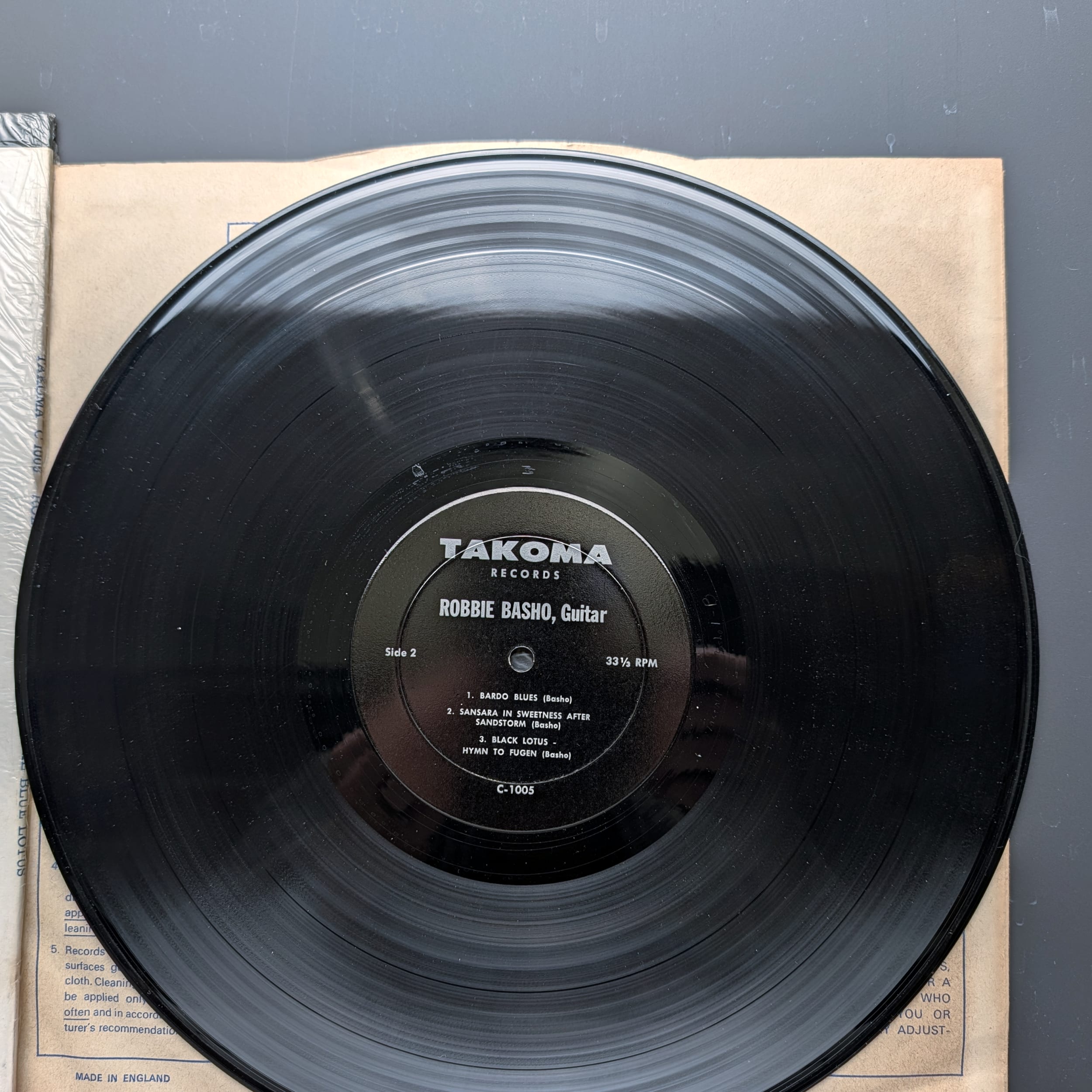 ROBBIE BASHO Venus In Cancer LP Vinyl 1970 Blue Thumb 1st Press Gatefold NM-
