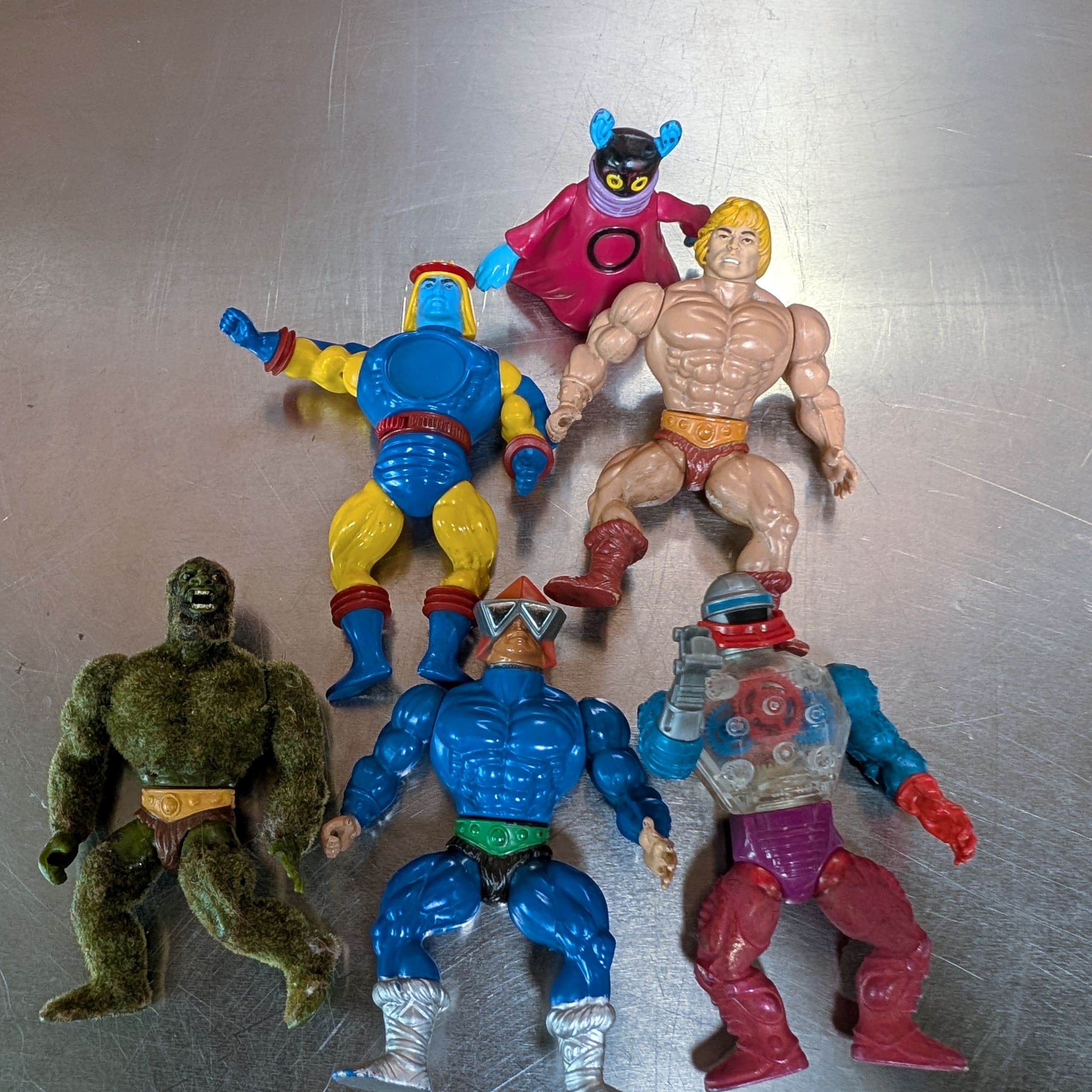Masters of the Universe 1980s Vintage Action Figures Lot of 20+ Mixed + Parts