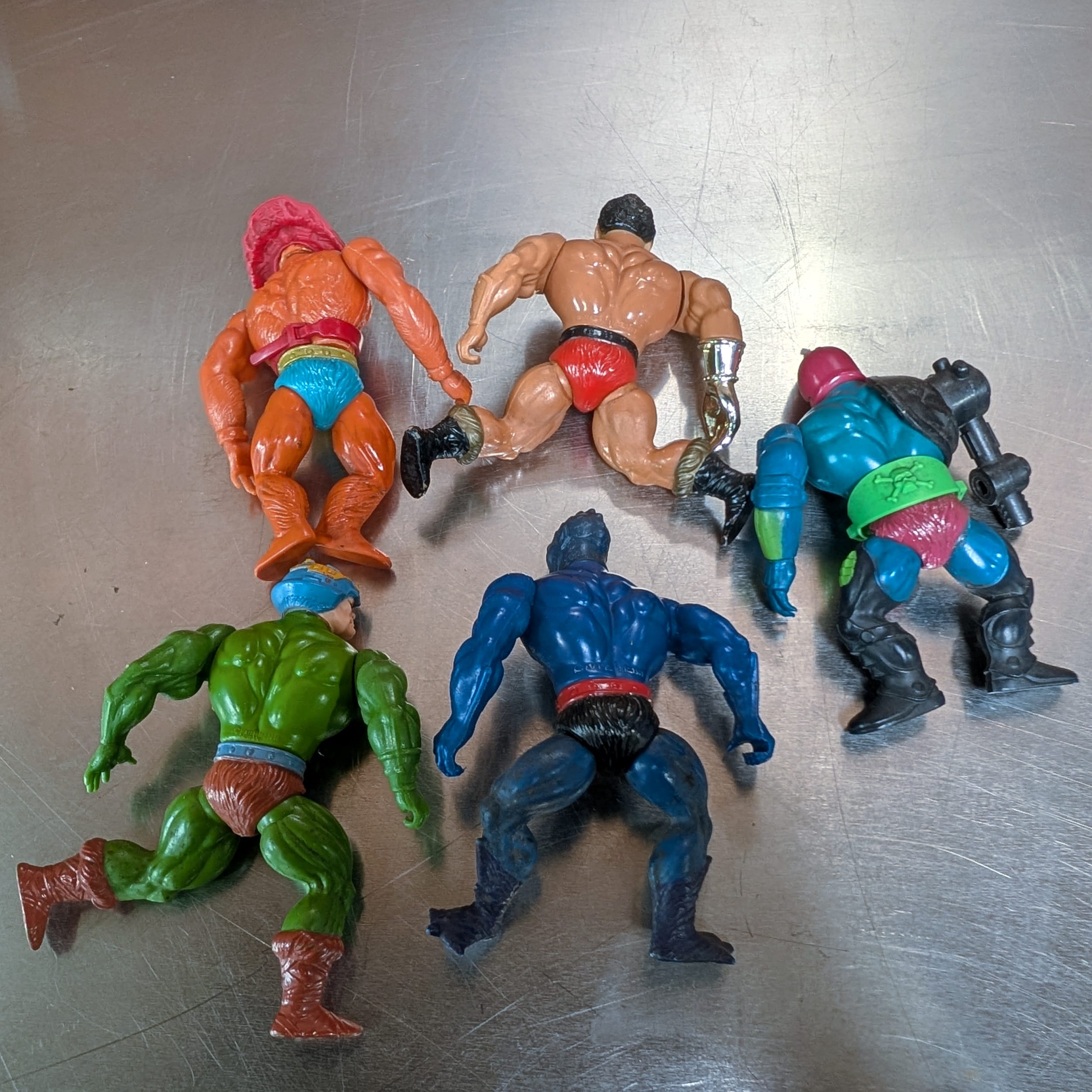Masters of the Universe 1980s Vintage Action Figures Lot of 20+ Mixed + Parts