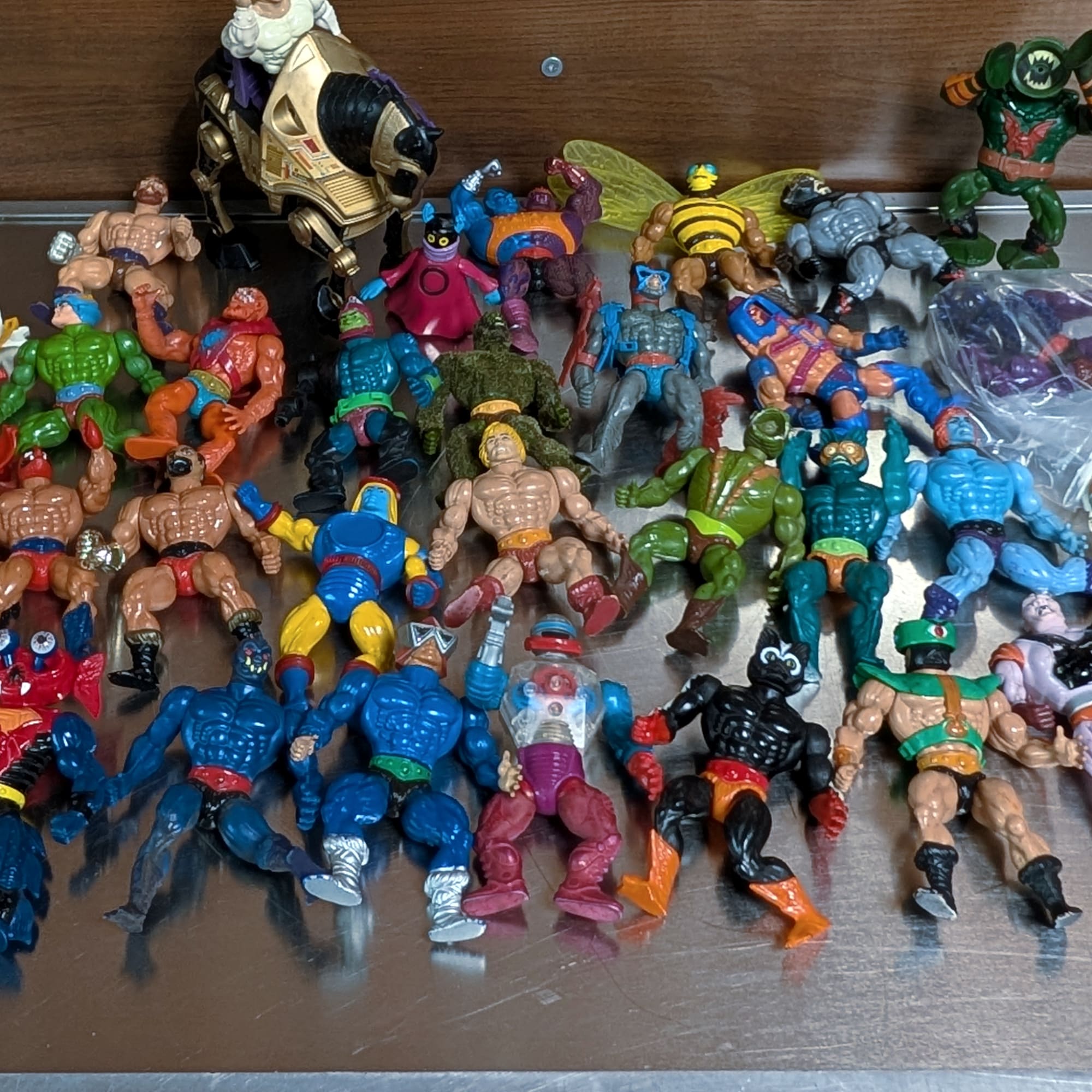 Masters of the Universe 1980s Vintage Action Figures Lot of 20+ Mixed + Parts