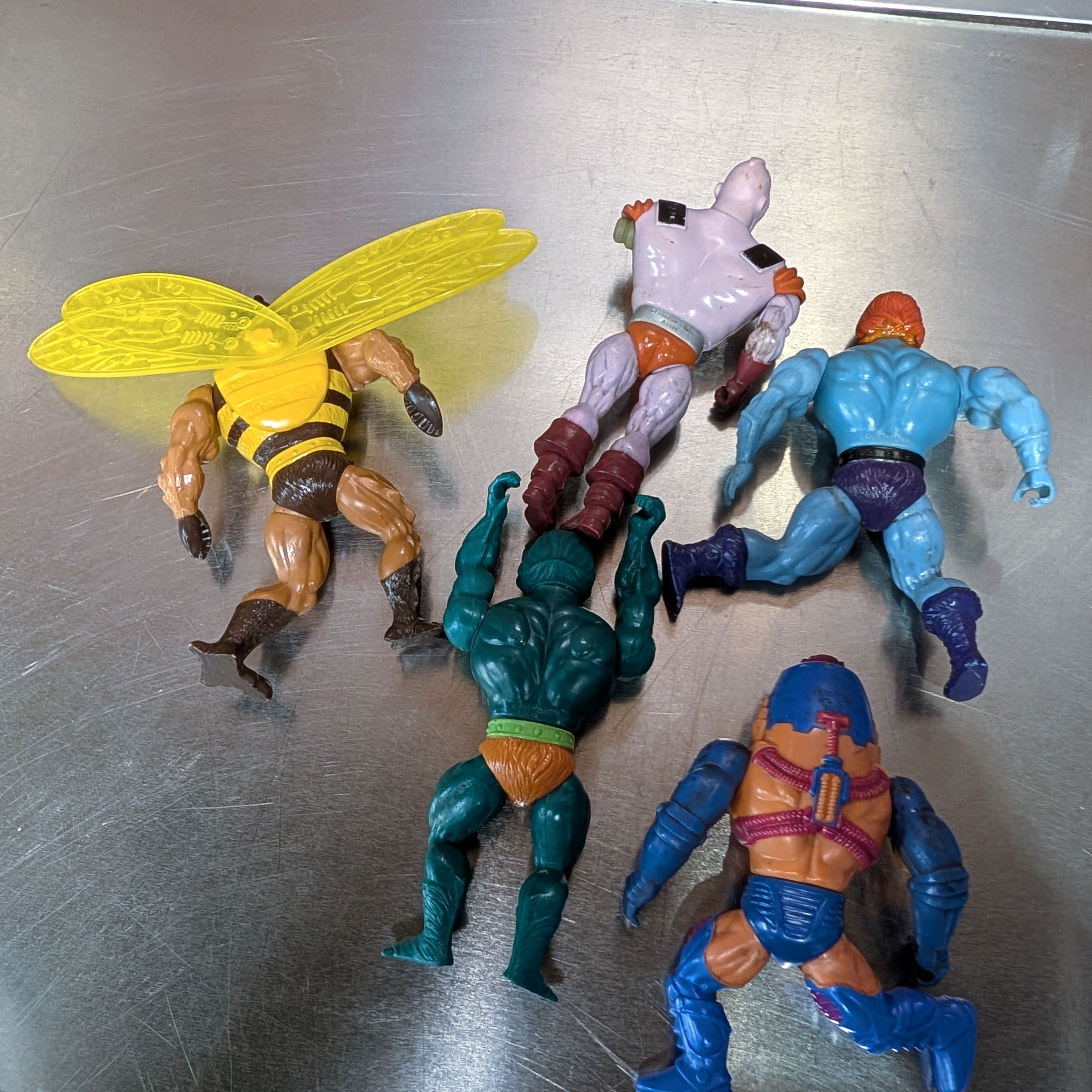 Masters of the Universe 1980s Vintage Action Figures Lot of 20+ Mixed + Parts