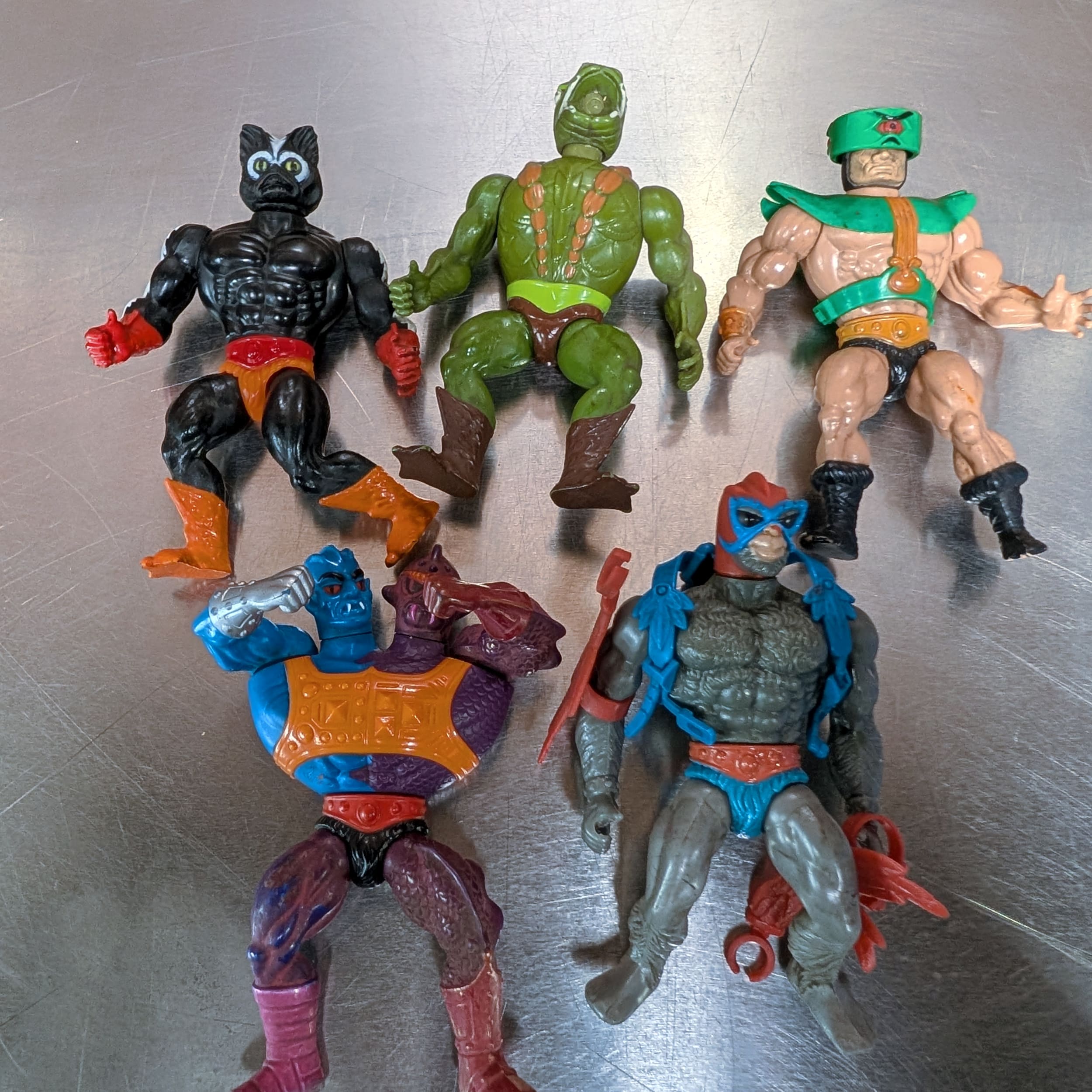 Masters of the Universe 1980s Vintage Action Figures Lot of 20+ Mixed + Parts