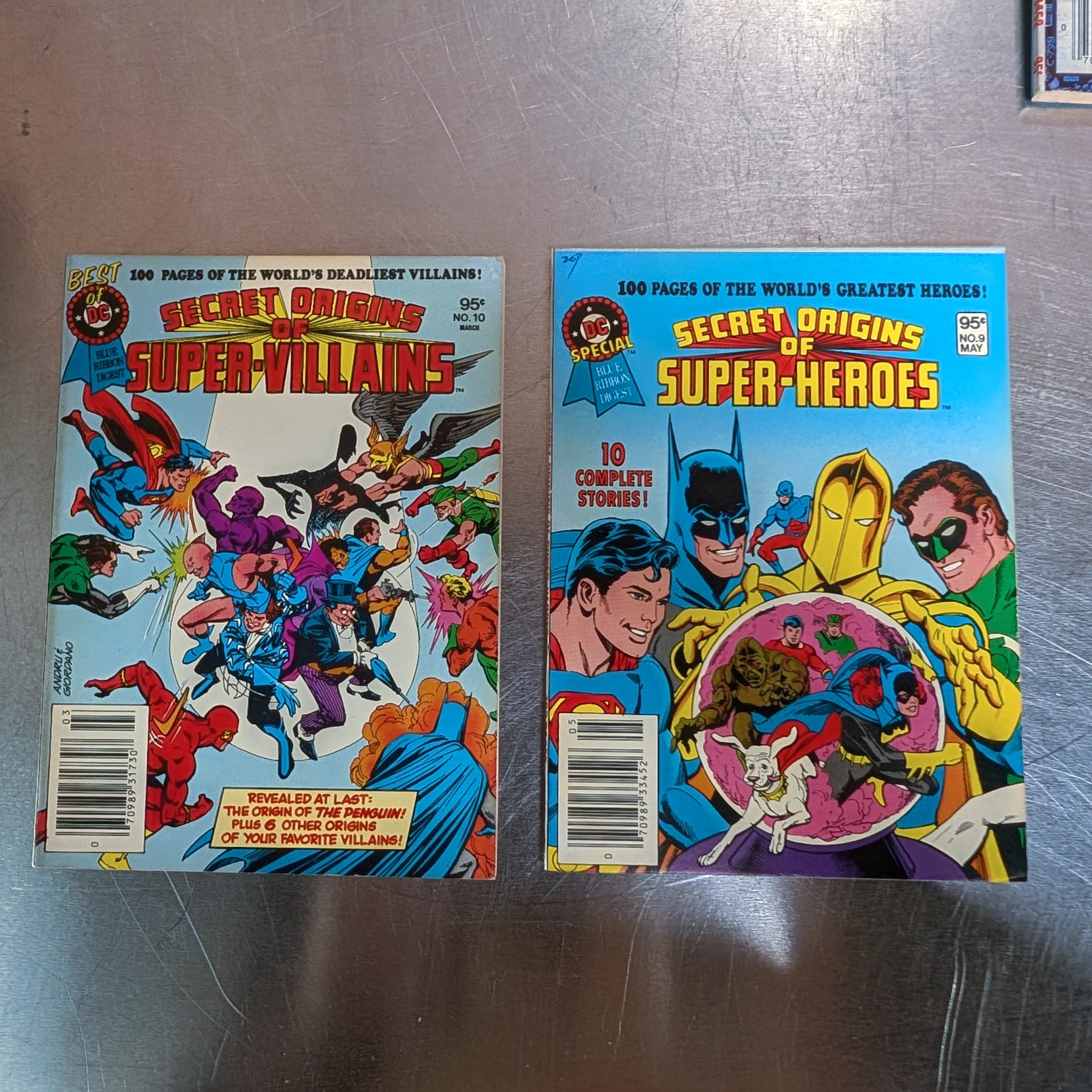 DC Special Blue Ribbon Digest Lot 16 Secret Origins+Superman+Green Lantern
