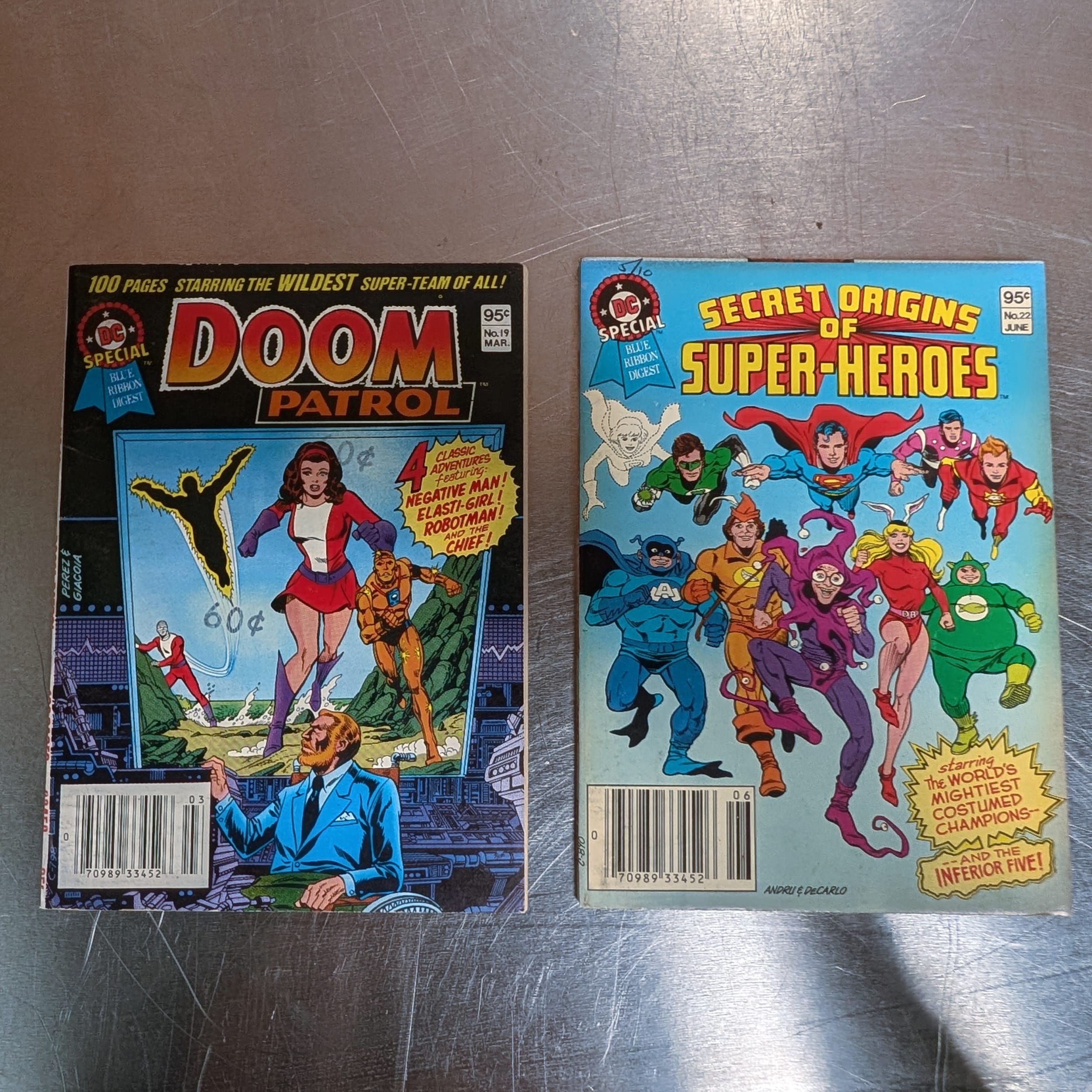 DC Special Blue Ribbon Digest Lot 16 Secret Origins+Superman+Green Lantern