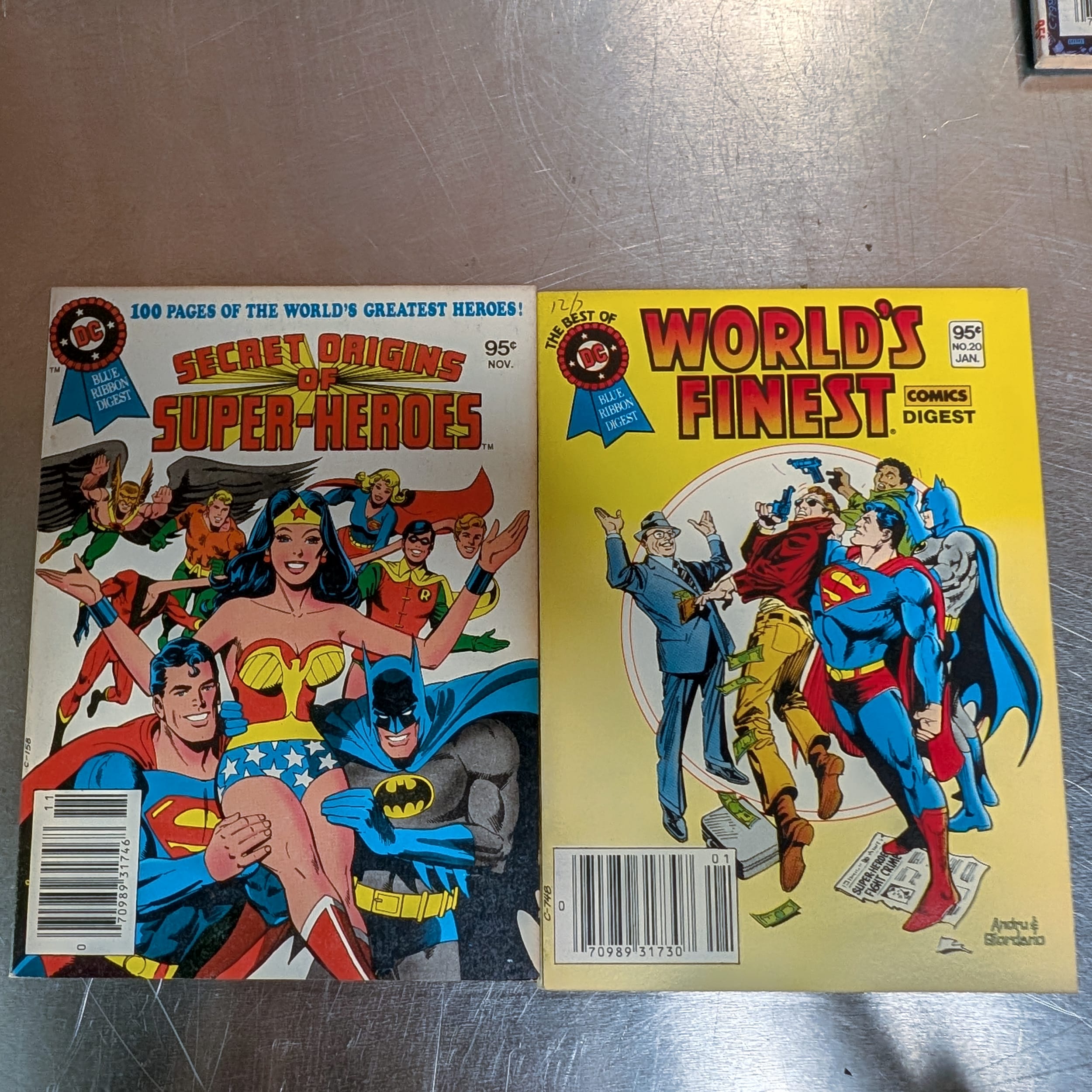 DC Special Blue Ribbon Digest Lot 16 Secret Origins+Superman+Green Lantern