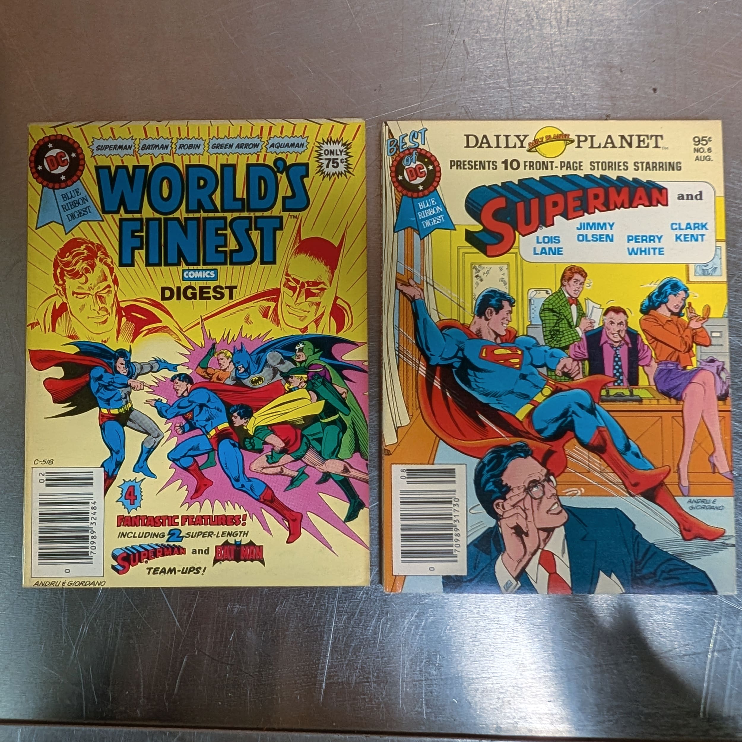 DC Special Blue Ribbon Digest Lot 16 Secret Origins+Superman+Green Lantern