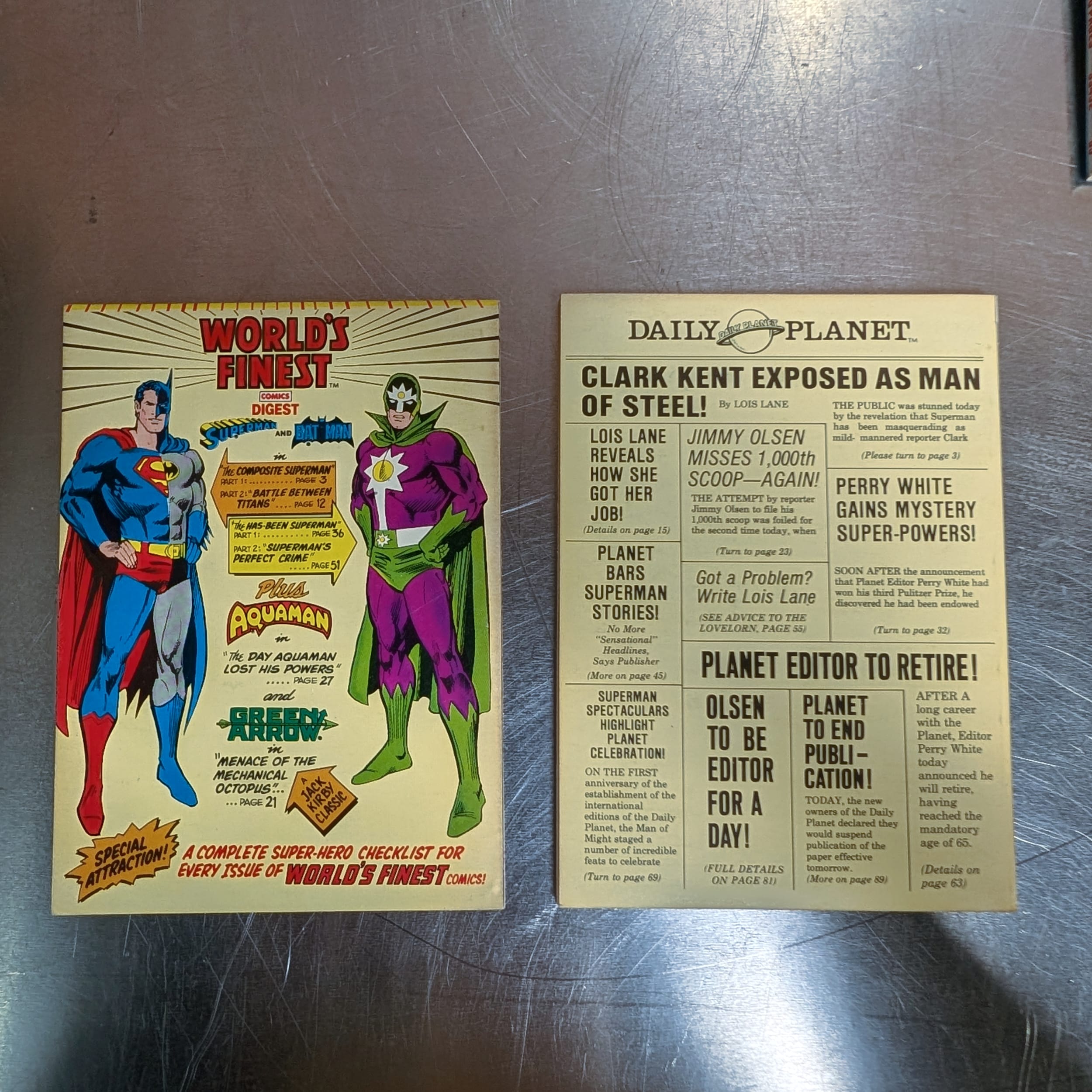 DC Special Blue Ribbon Digest Lot 16 Secret Origins+Superman+Green Lantern