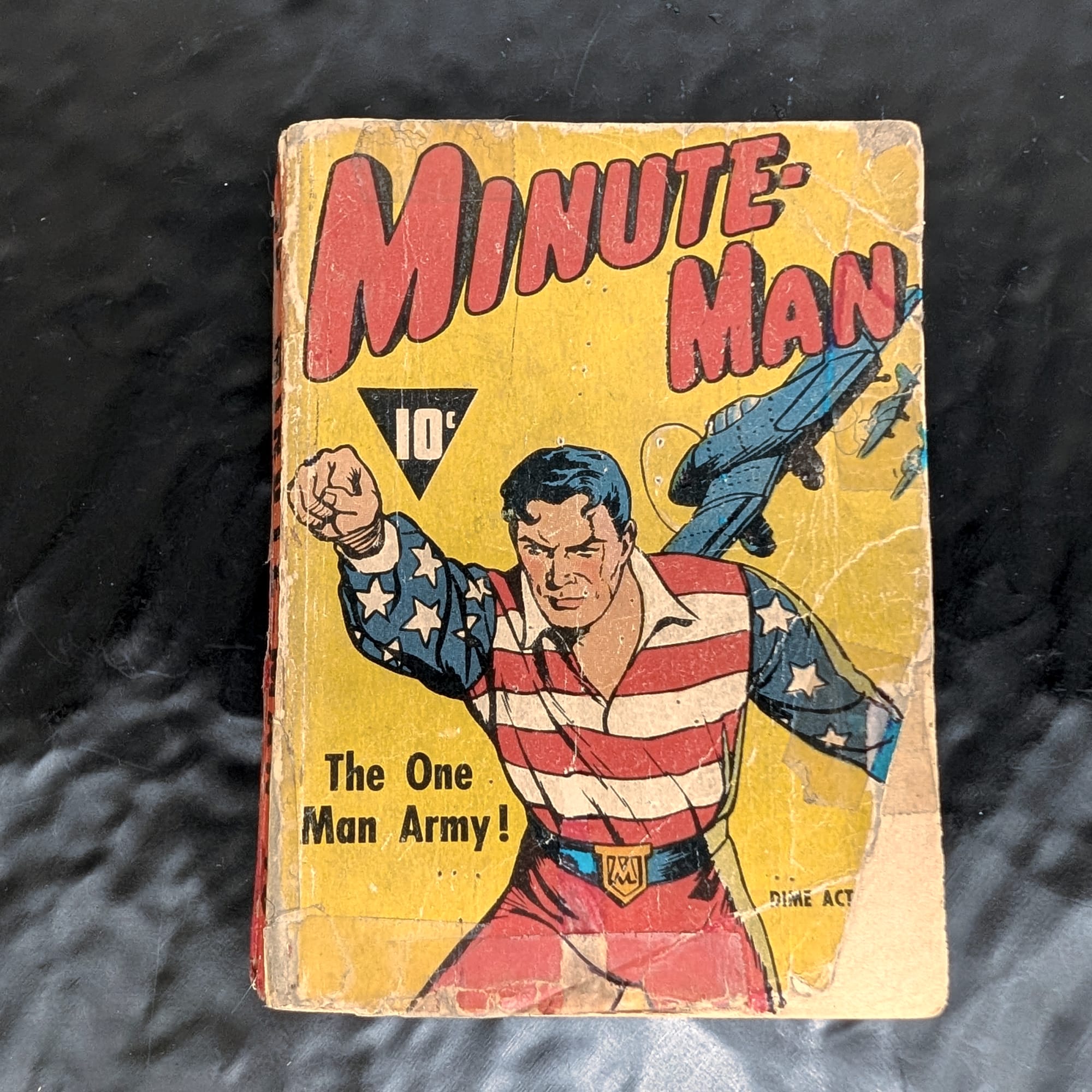 Minute-Man Big Little Book Fast Action Story Dime Action Low Grade Very Rare