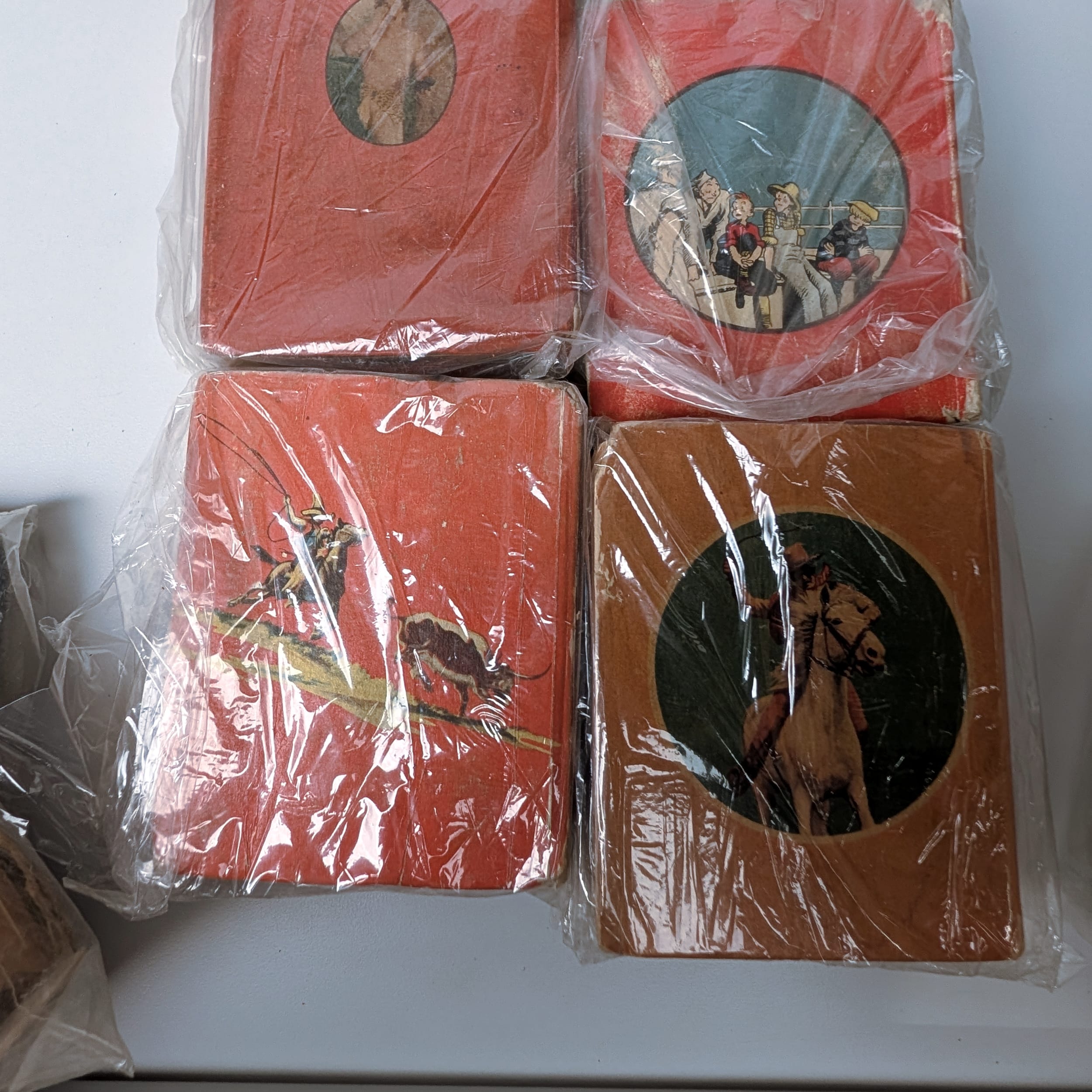Big Little Books Lot: Dick Tracy+Tarzan+Lone Ranger+Tailspin Tommy+Skeezix