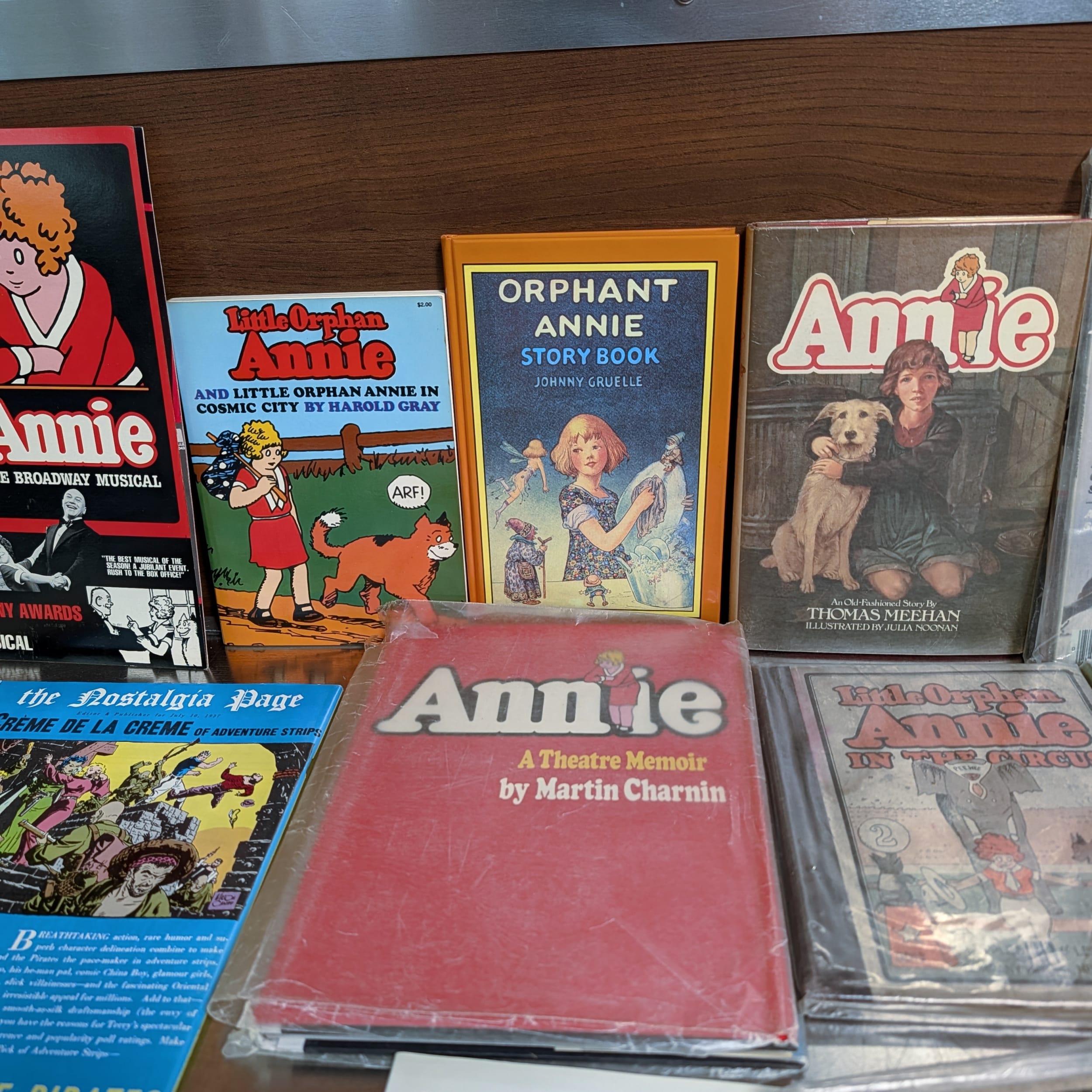 Little Orphan Annie Comic Lot+Fantagraphics+Big Little Books+HC+Magazine+Gray