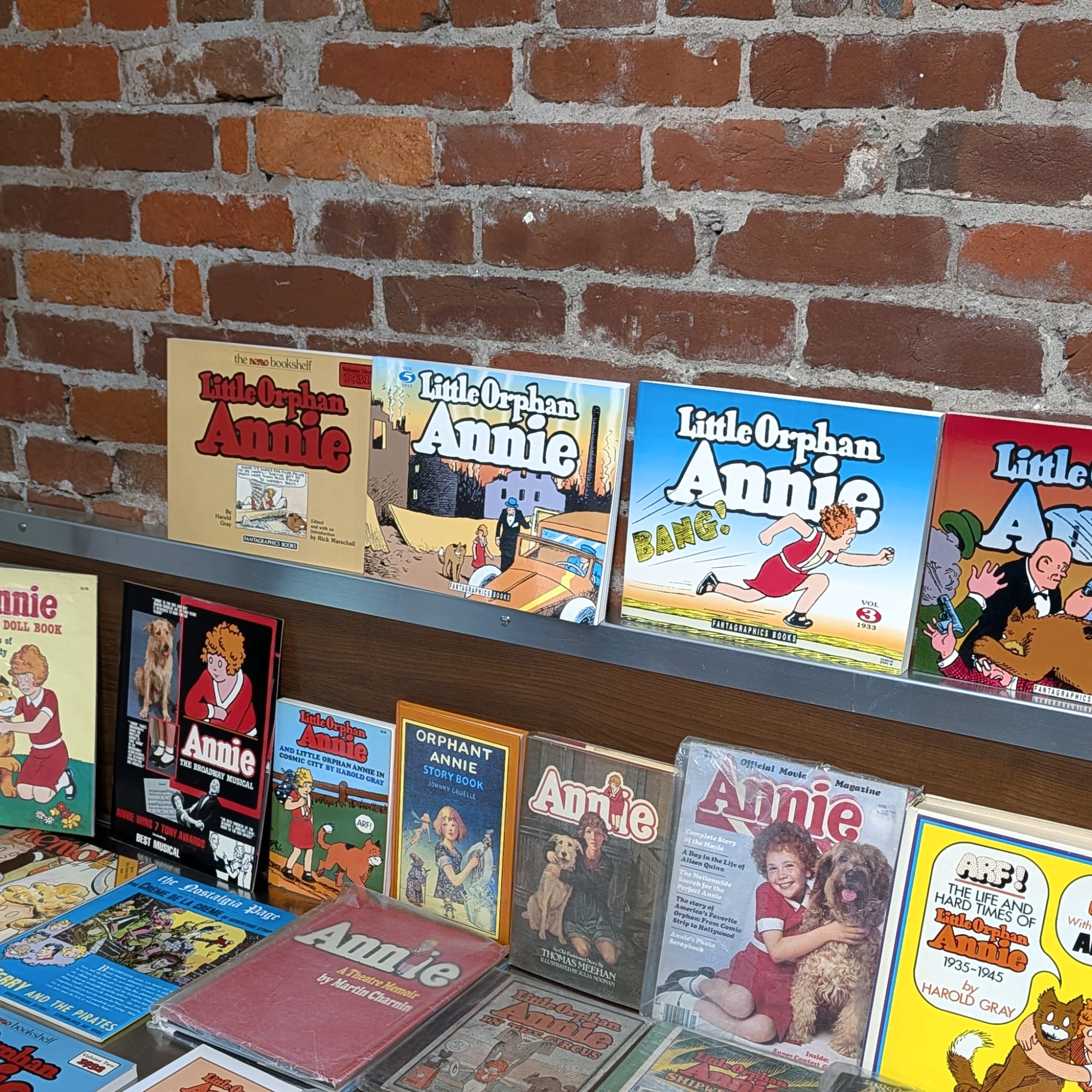Little Orphan Annie Comic Lot+Fantagraphics+Big Little Books+HC+Magazine+Gray