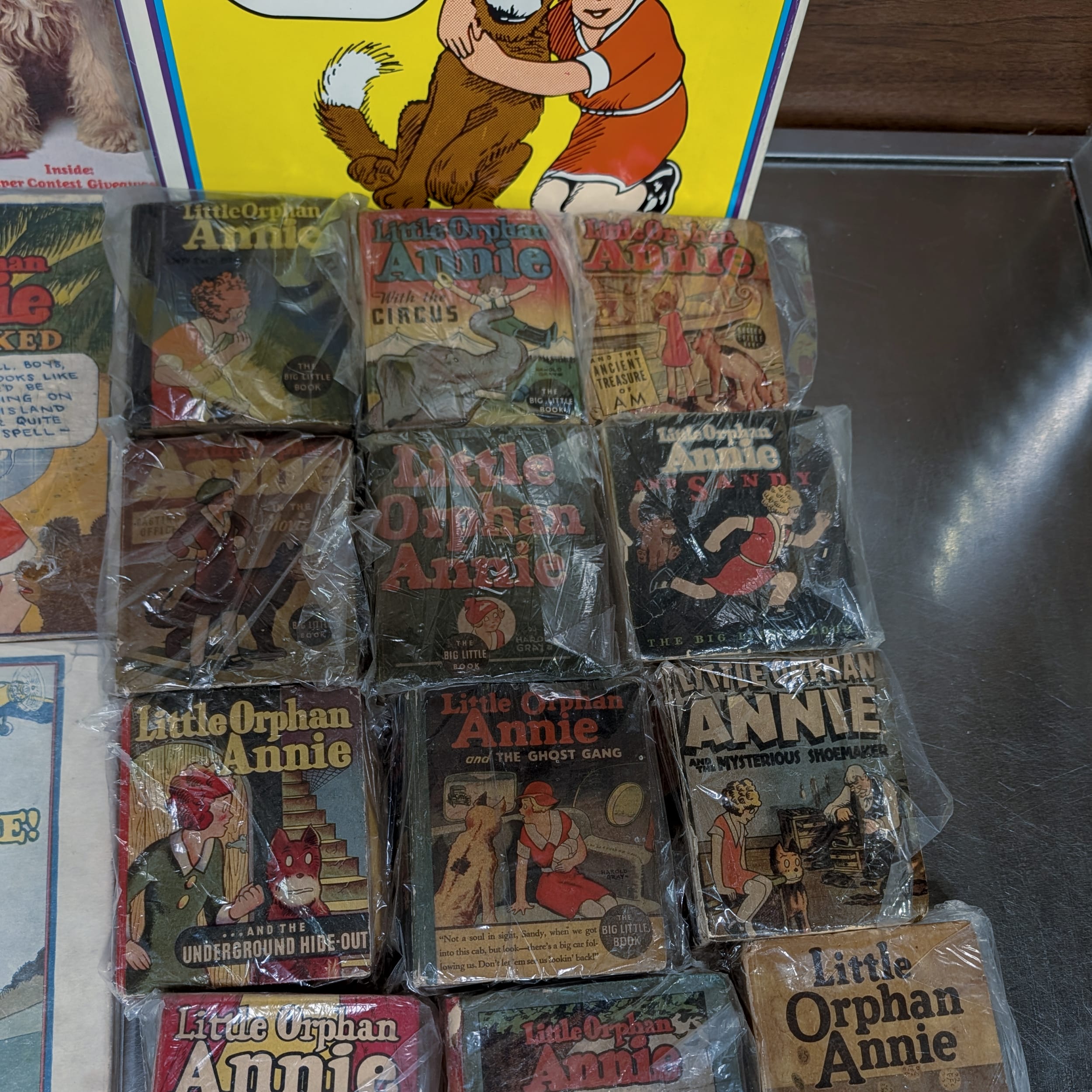 Little Orphan Annie Comic Lot+Fantagraphics+Big Little Books+HC+Magazine+Gray